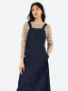 Patch Pocket Denim Dungaree Dress sold by gravitypope
