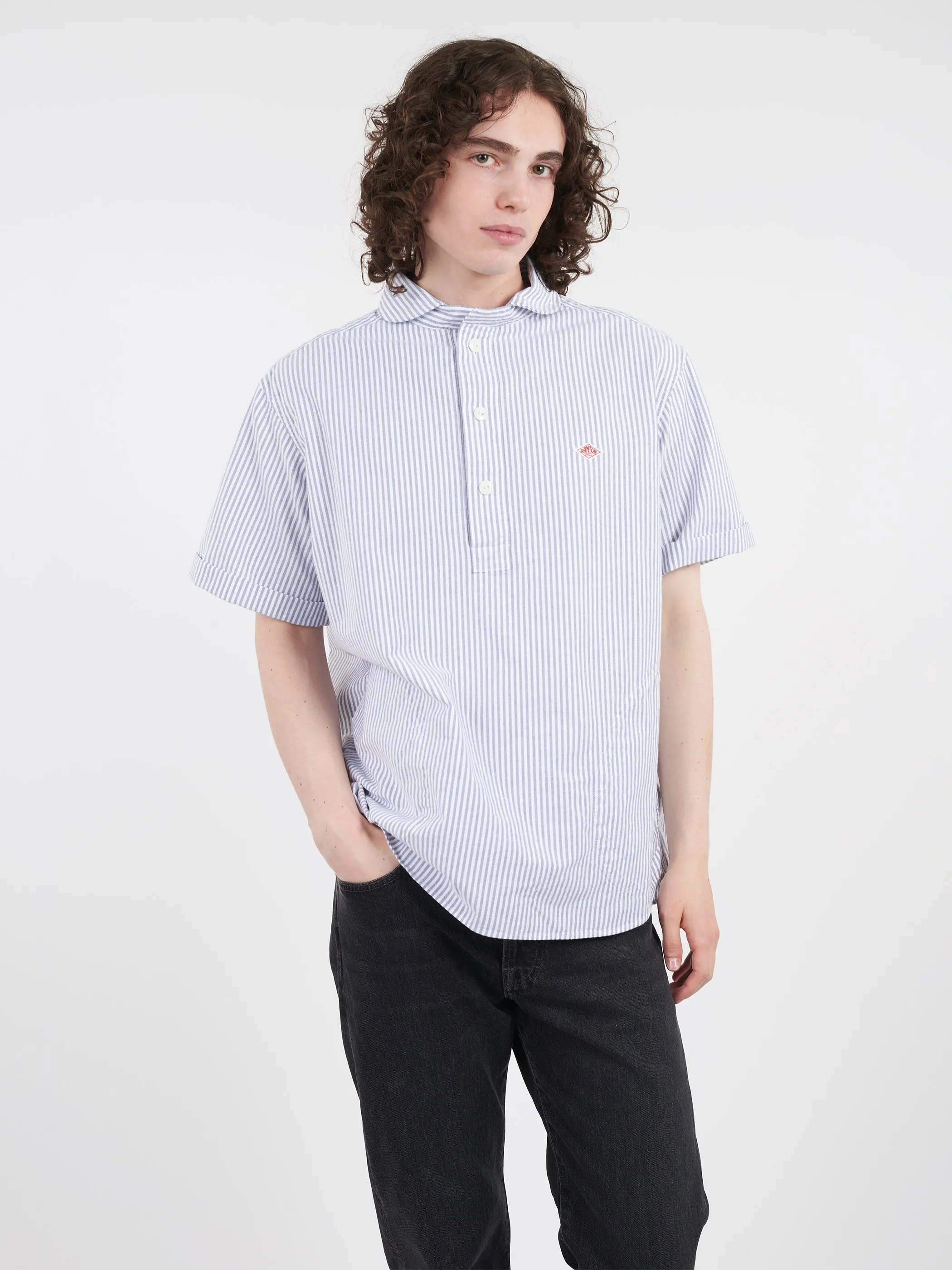 Round Collar Shirt sold by gravitypope product image thumbnail 2