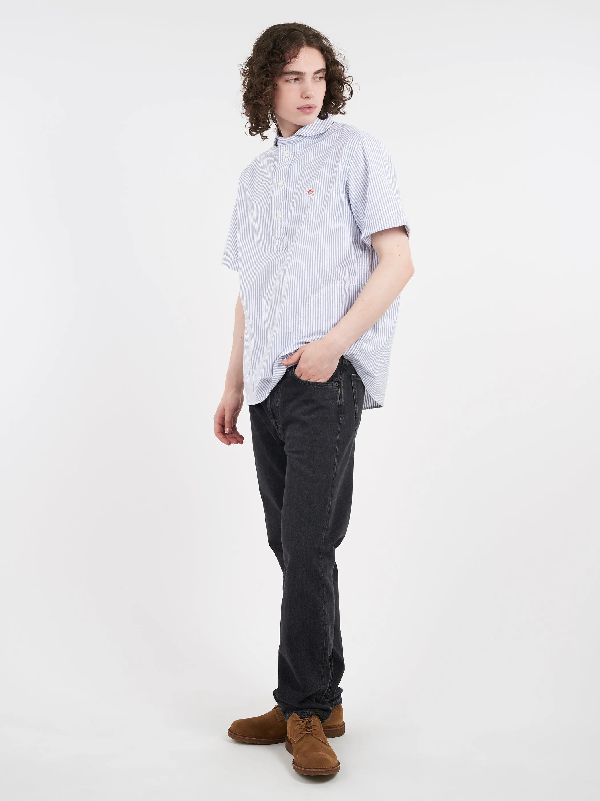 Round Collar Shirt sold by gravitypope product image thumbnail 4