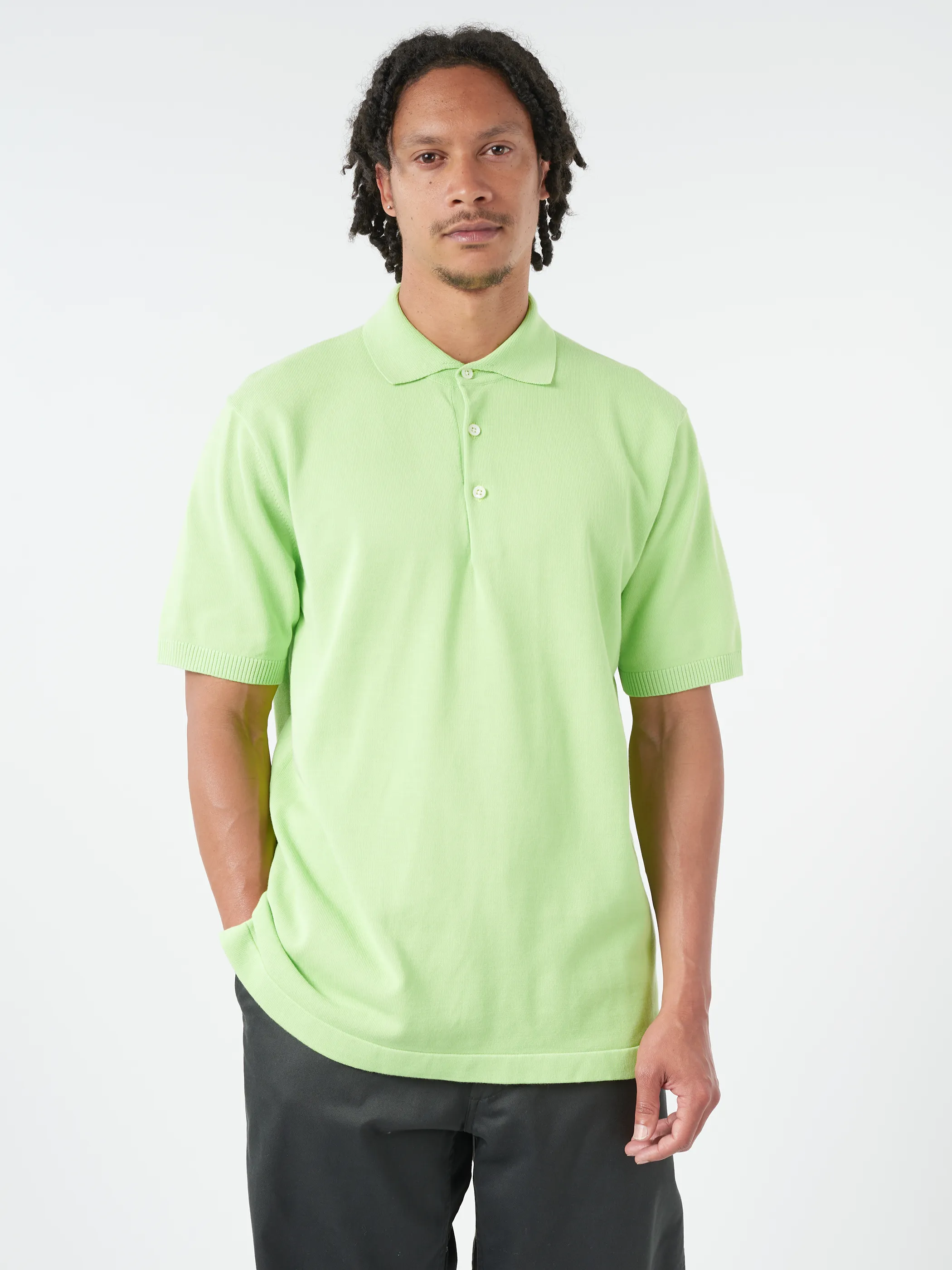 Knit Polo Shirt sold by gravitypope product image thumbnail 4