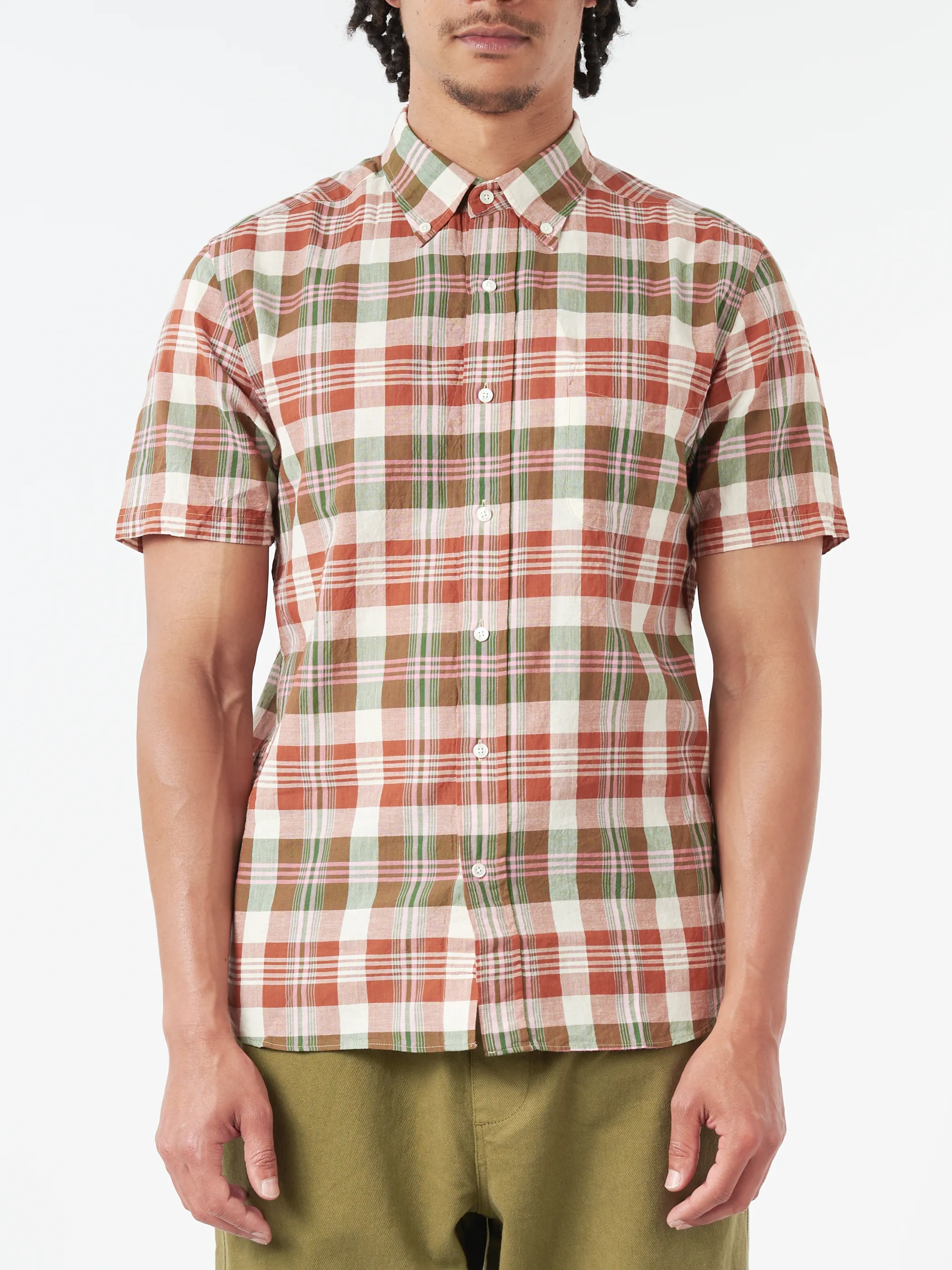 Button-Down Madras Shirt sold by gravitypope