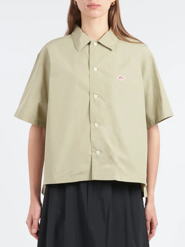 Women's Cotton Poplin Half Sleeve Shirt sold by gravitypope