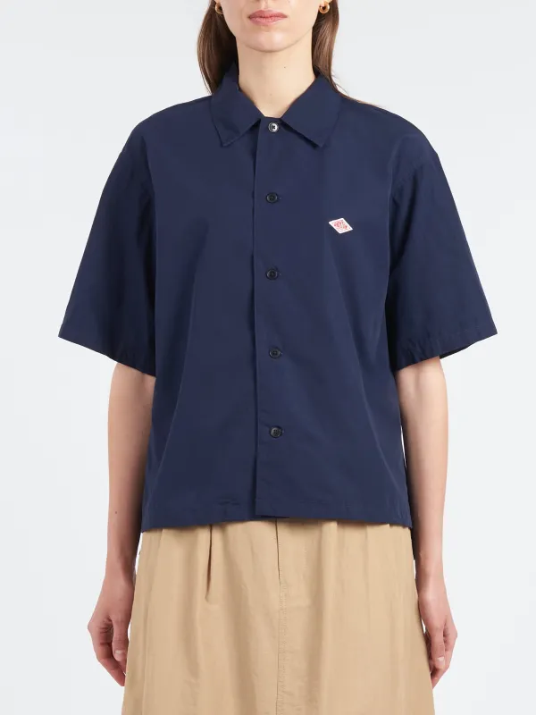 Women's Cotton Poplin Half Sleeve Shirt sold by gravitypope