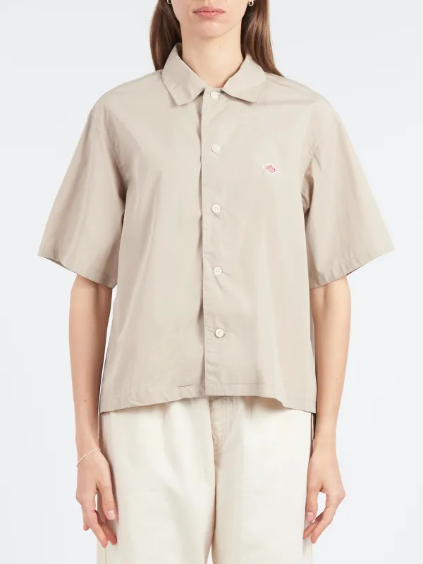 Women's Cotton Poplin Half Sleeve Shirt sold by gravitypope