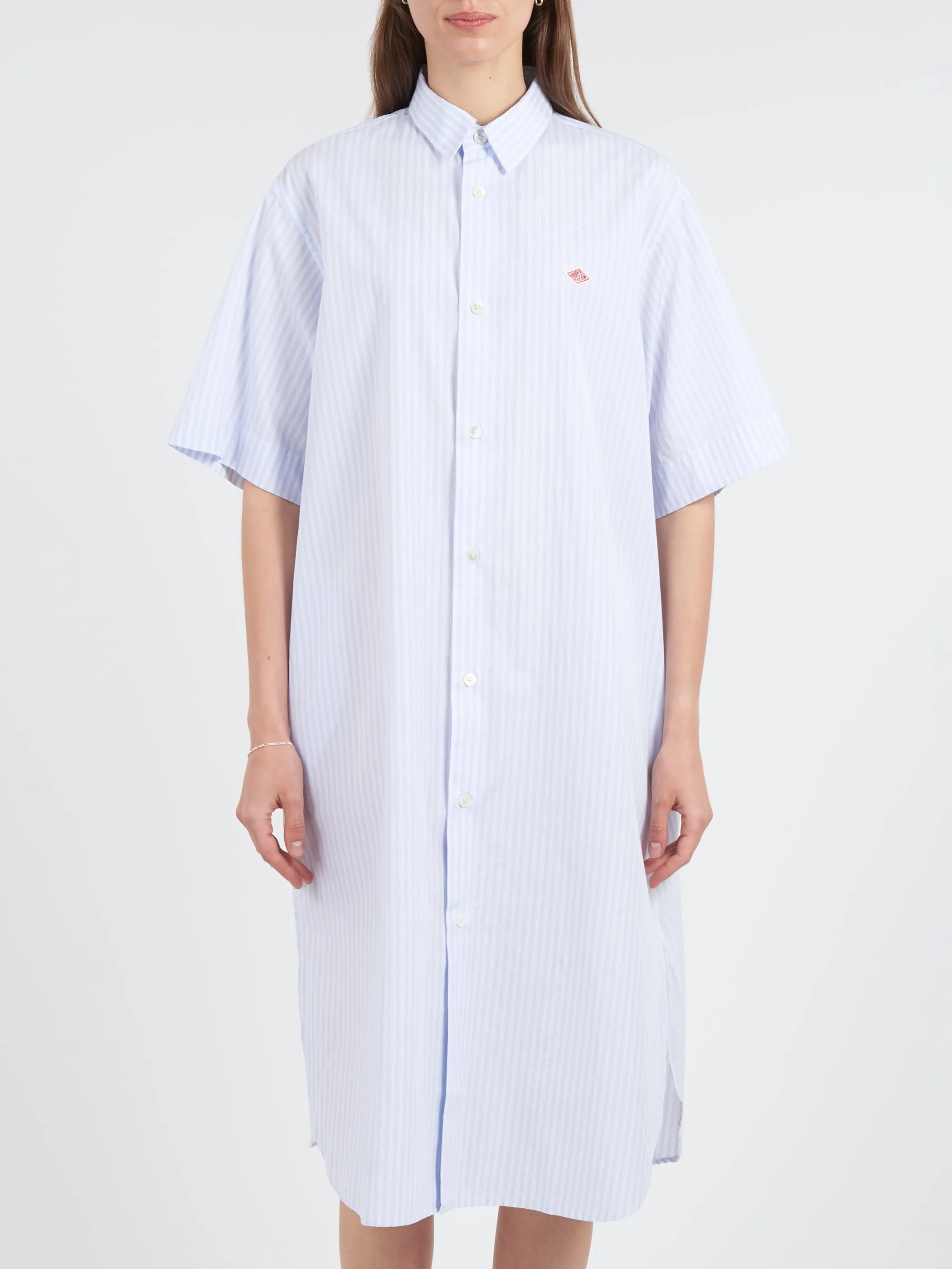 Cotton Poplin Short Sleeve Shirt Dress sold by gravitypope