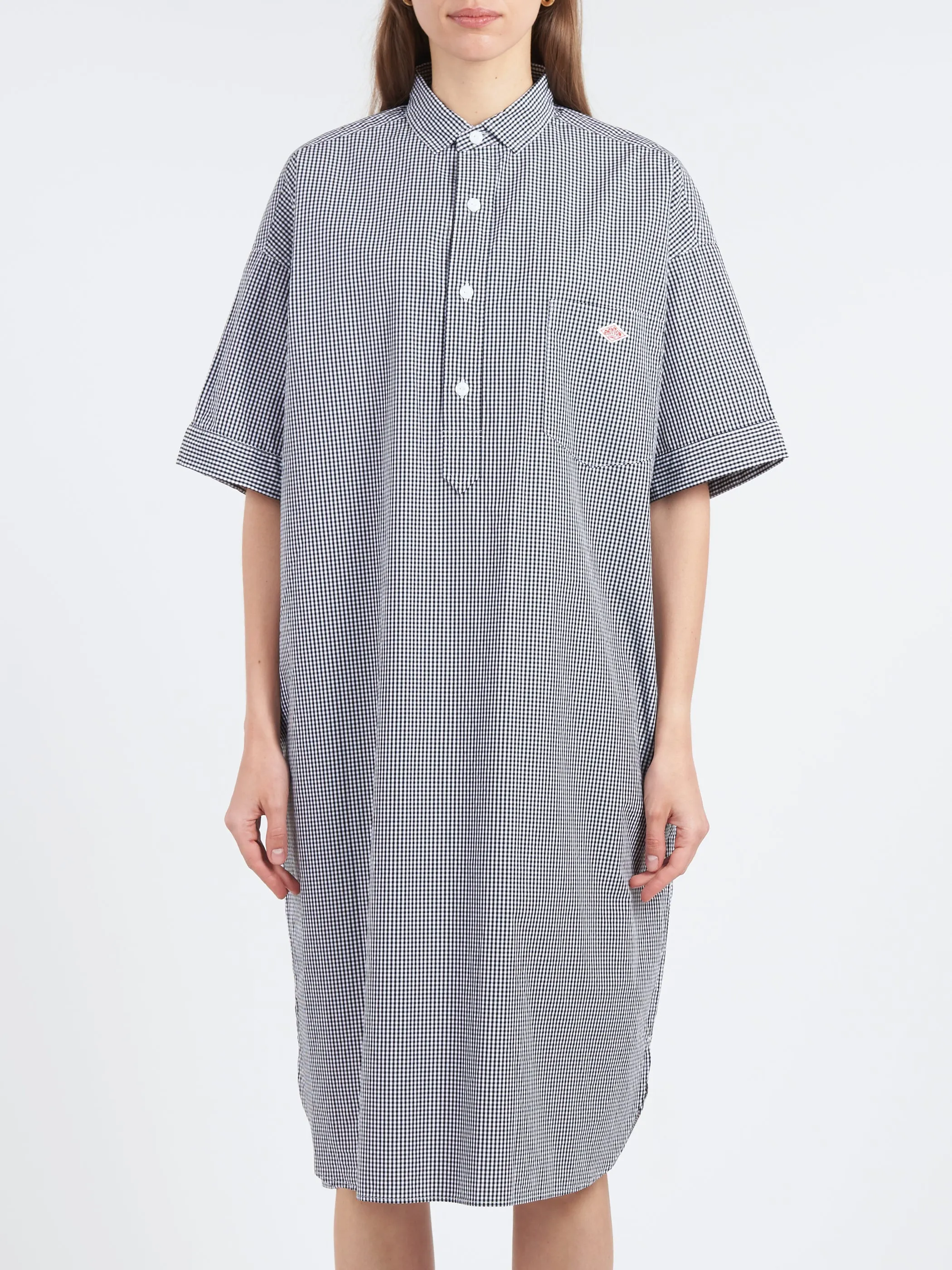 Cotton Poplin Pullover Shirt Dress sold by gravitypope