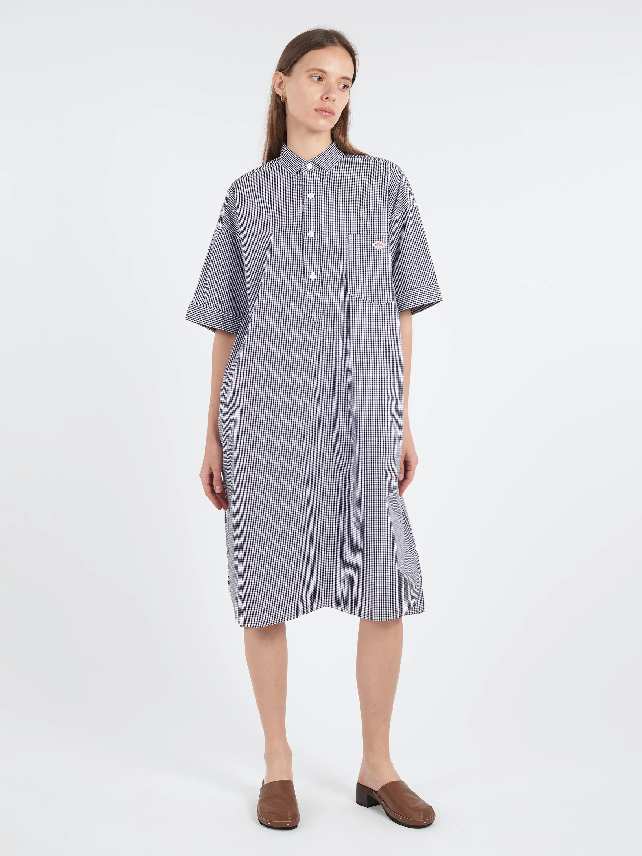 Cotton Poplin Pullover Shirt Dress sold by gravitypope product image thumbnail 2