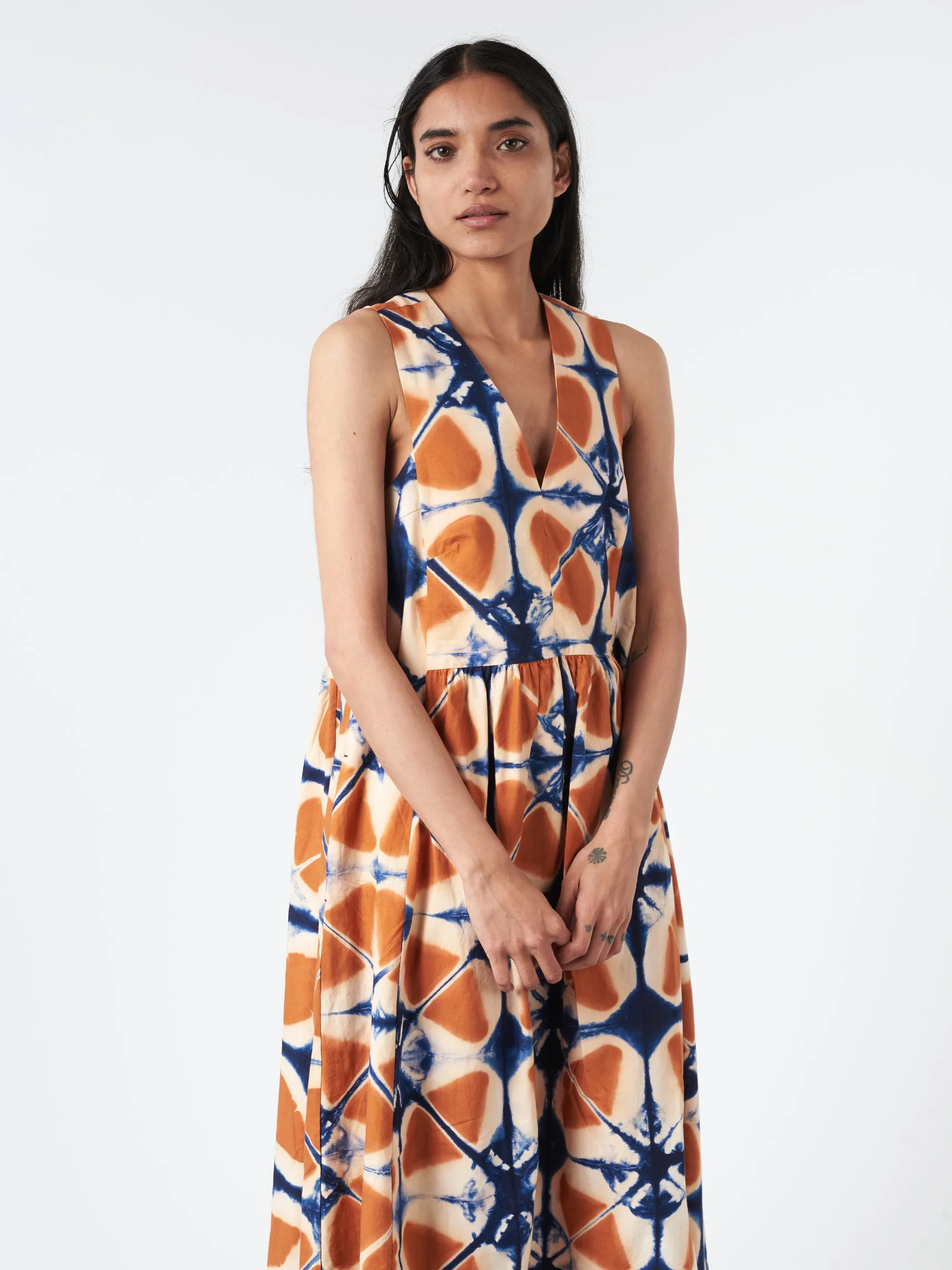 Clamp Dyed Poplin Dress sold by gravitypope product image thumbnail 4