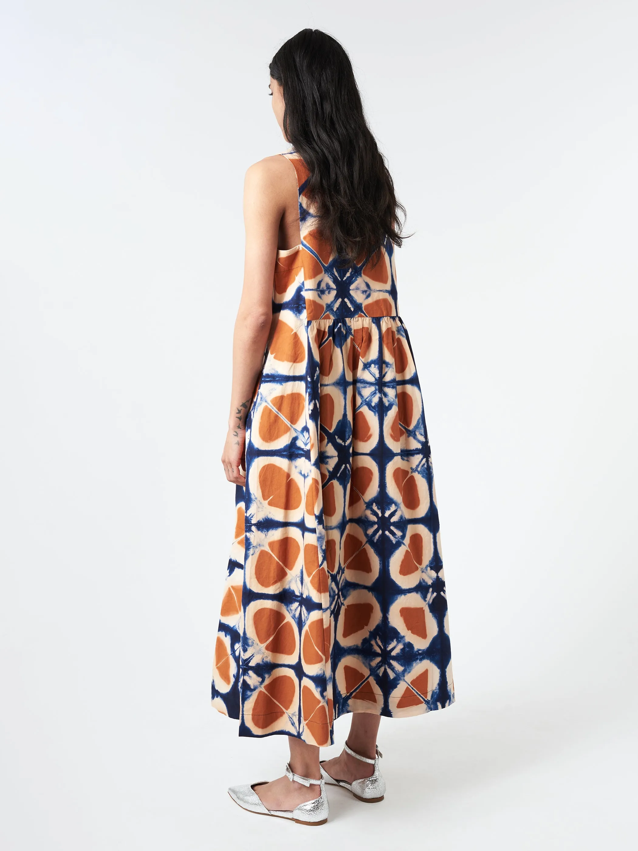 Clamp Dyed Poplin Dress sold by gravitypope product image thumbnail 3