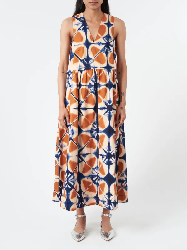 Clamp Dyed Poplin Dress sold by gravitypope