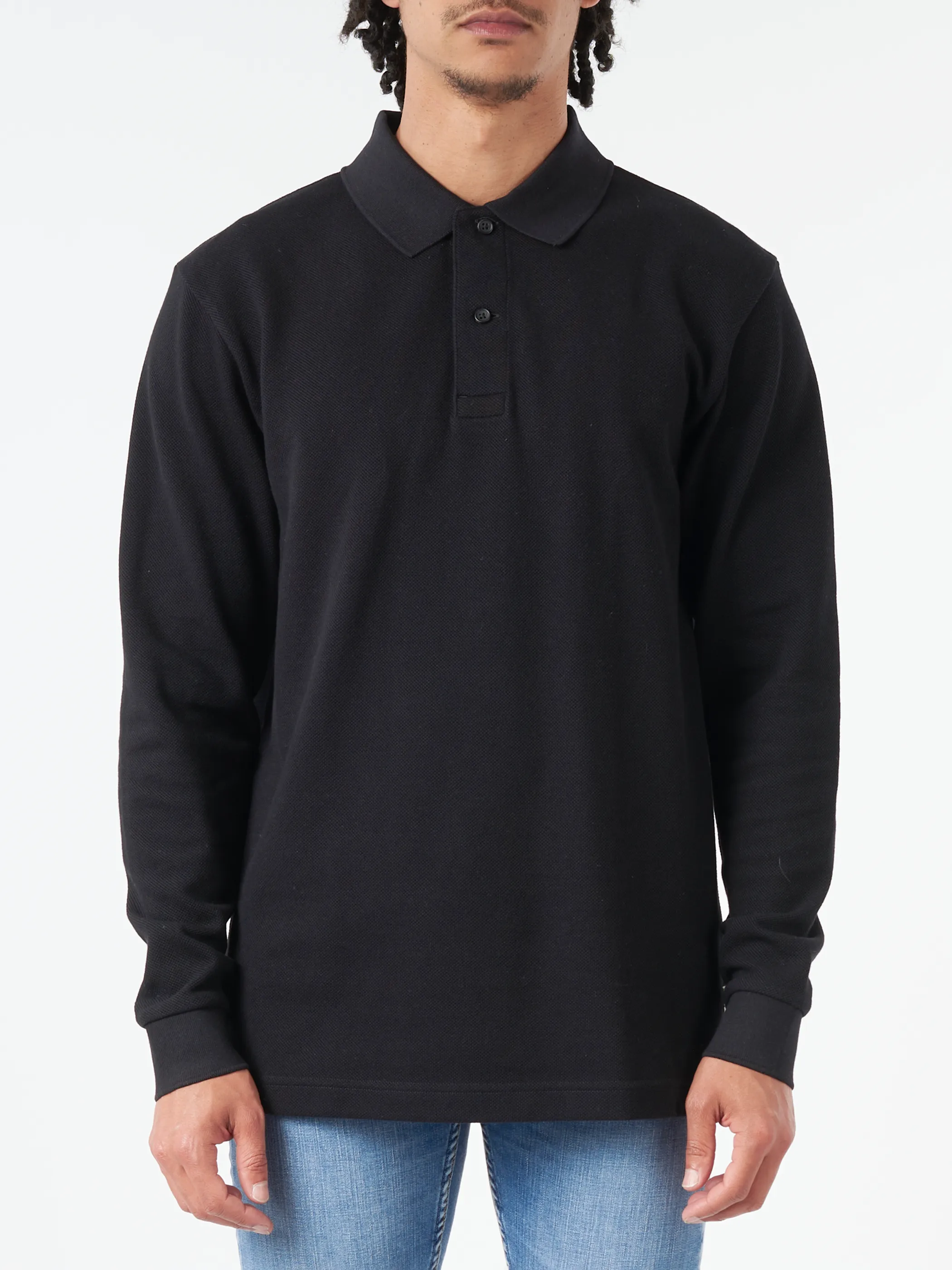 Athletic Pique Long Sleeve Polo sold by gravitypope