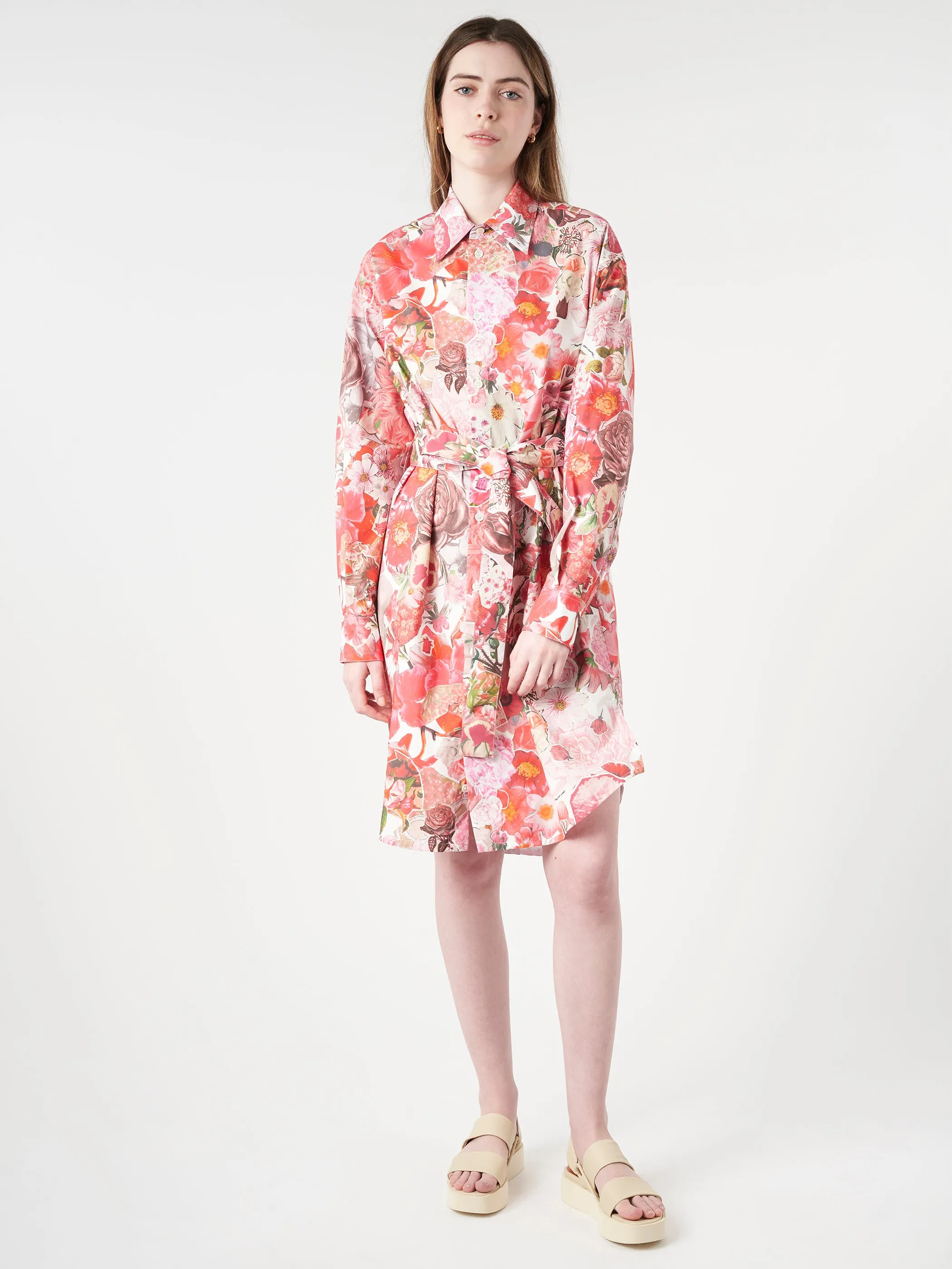 Floral Shirt Dress sold by gravitypope product image thumbnail 2