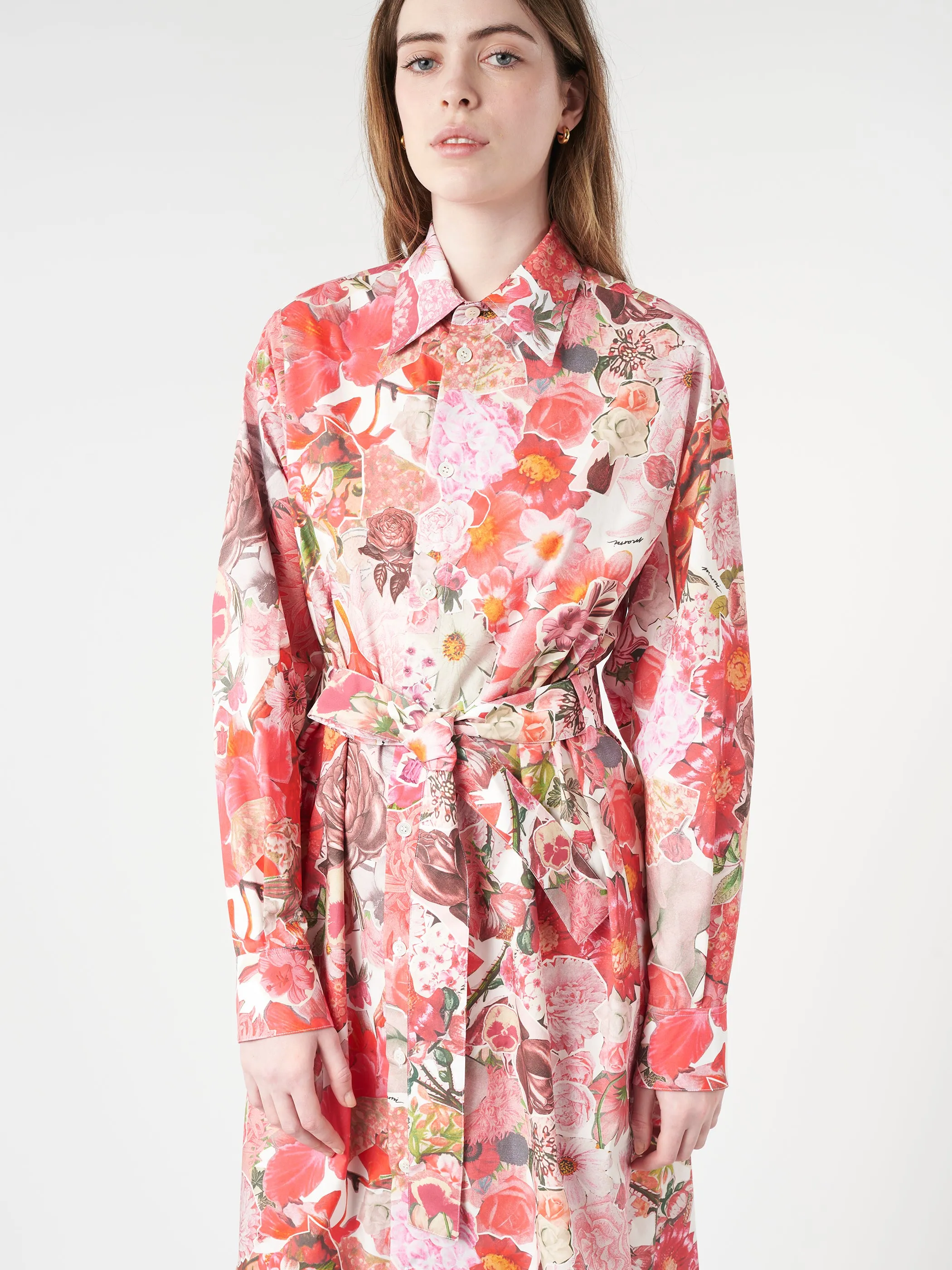 Floral Shirt Dress sold by gravitypope product image thumbnail 4