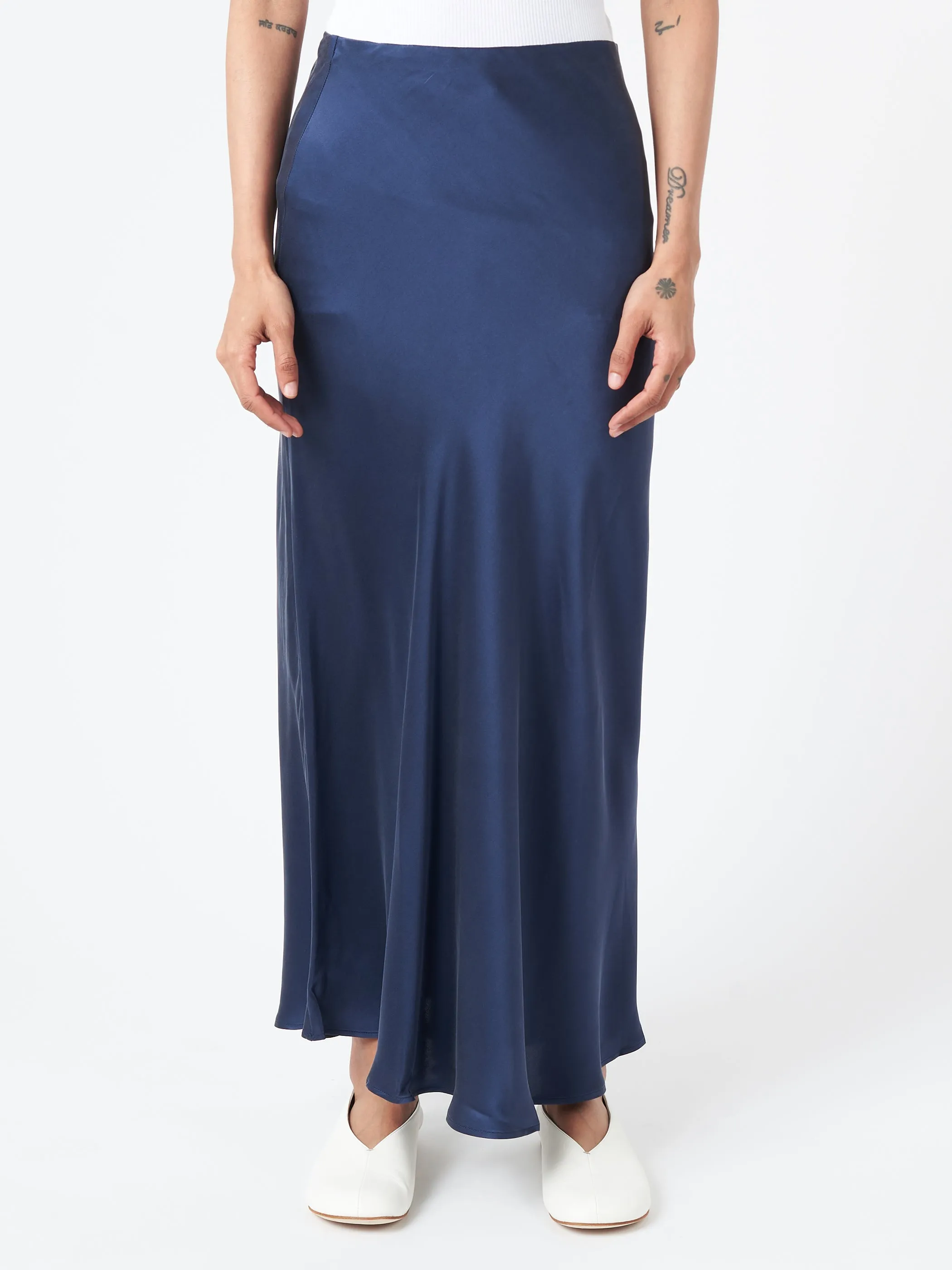 Long Bias Cut Skirt sold by gravitypope