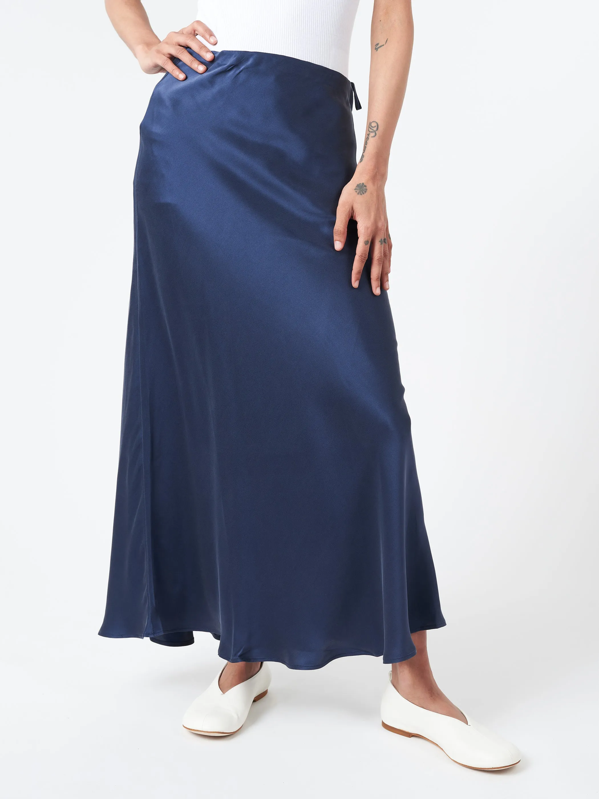 Long Bias Cut Skirt sold by gravitypope product image thumbnail 4