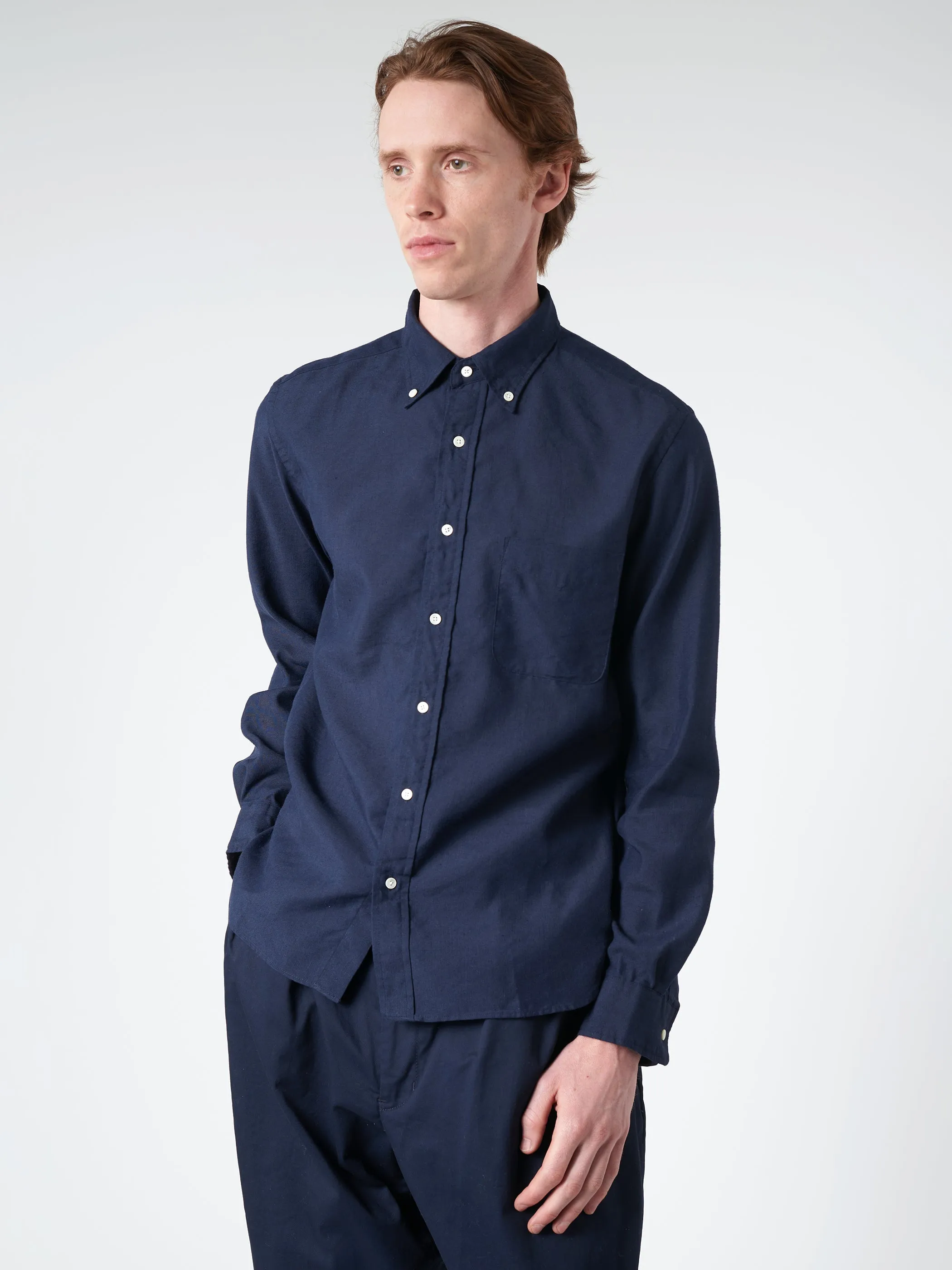 Linen Coolmax Button-Down Shirt sold by gravitypope product image thumbnail 4