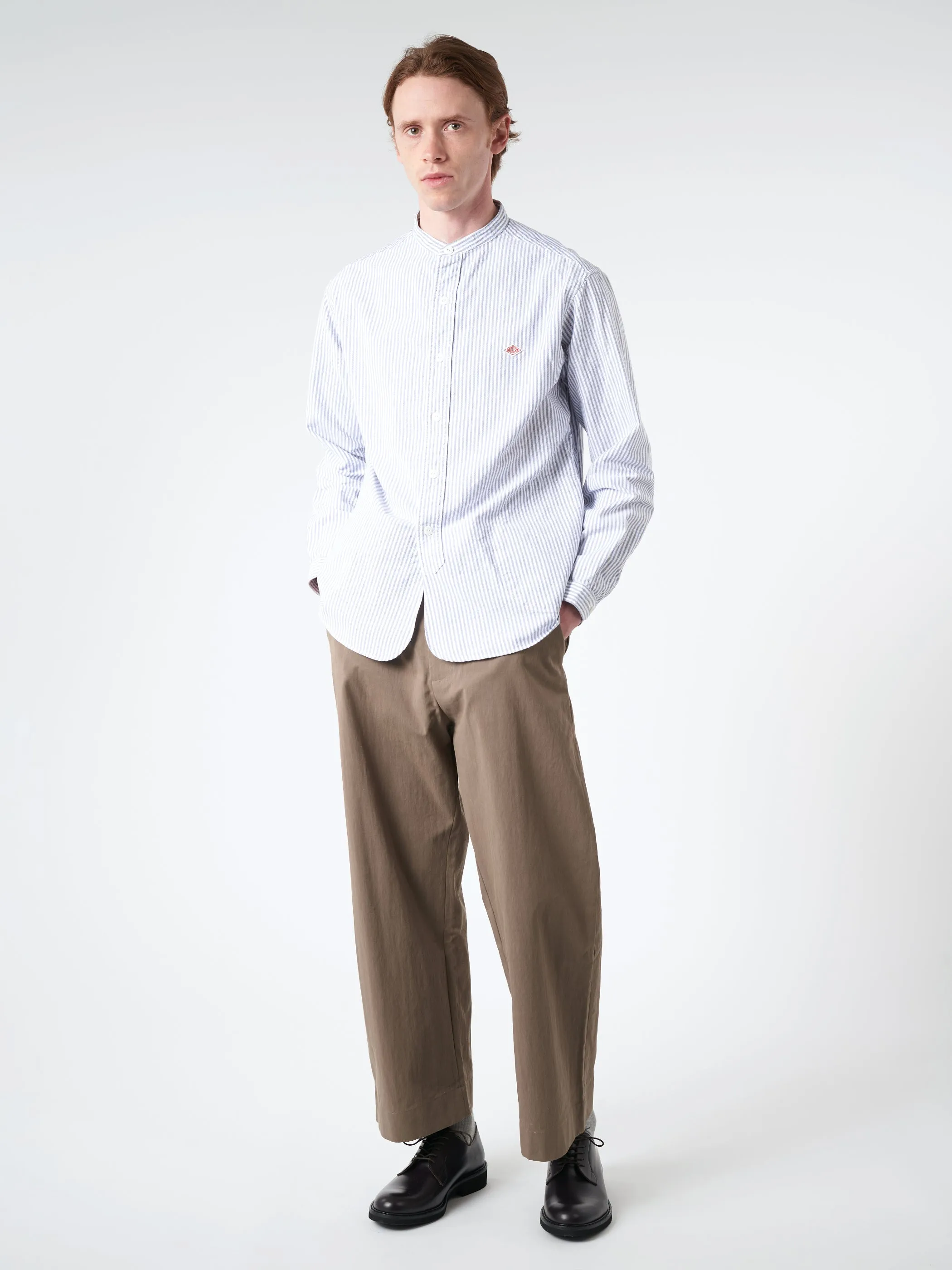 Oxford Band Collar L/S Shirt sold by gravitypope product image thumbnail 2