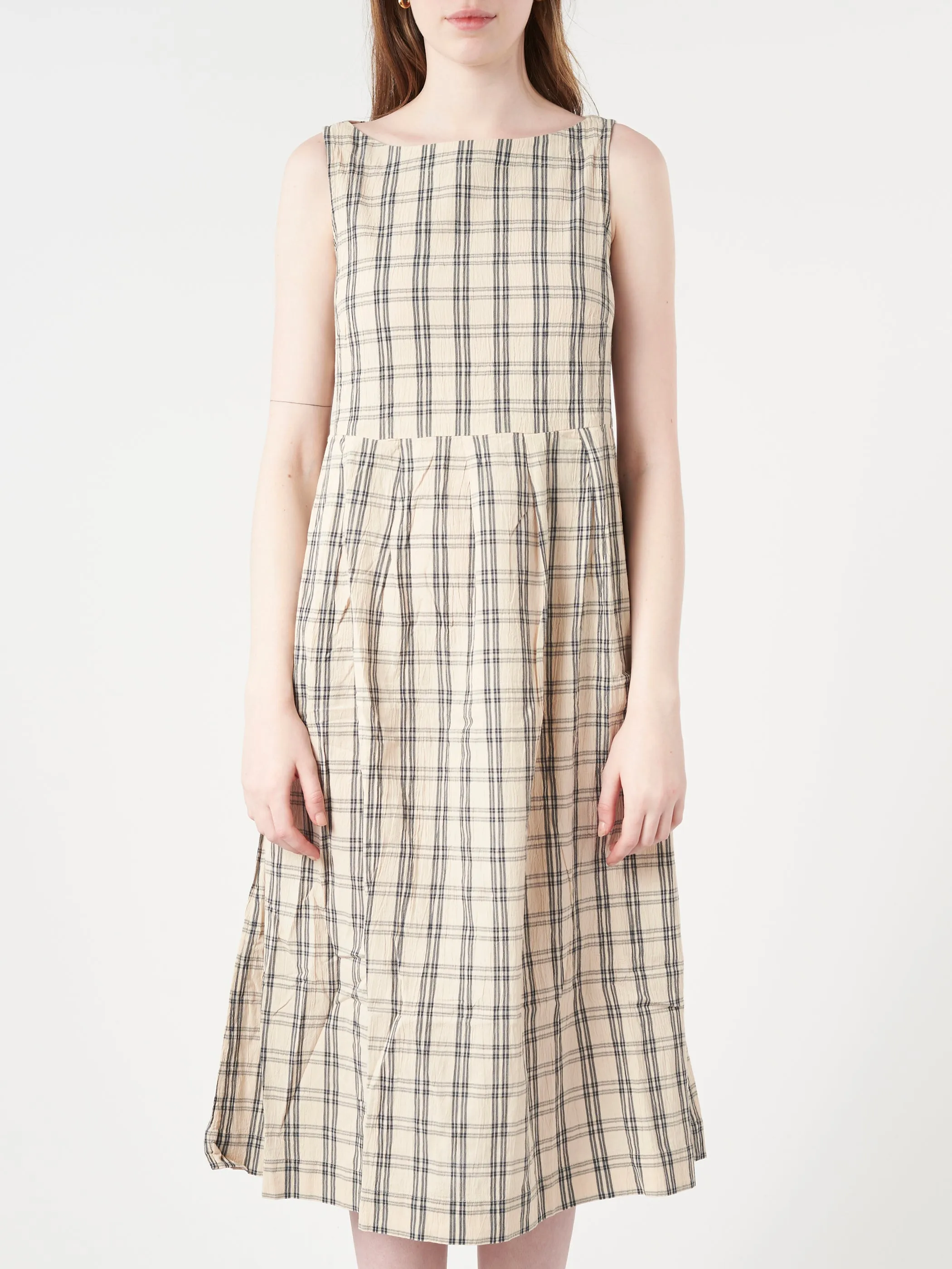 Iku Check Dress sold by gravitypope