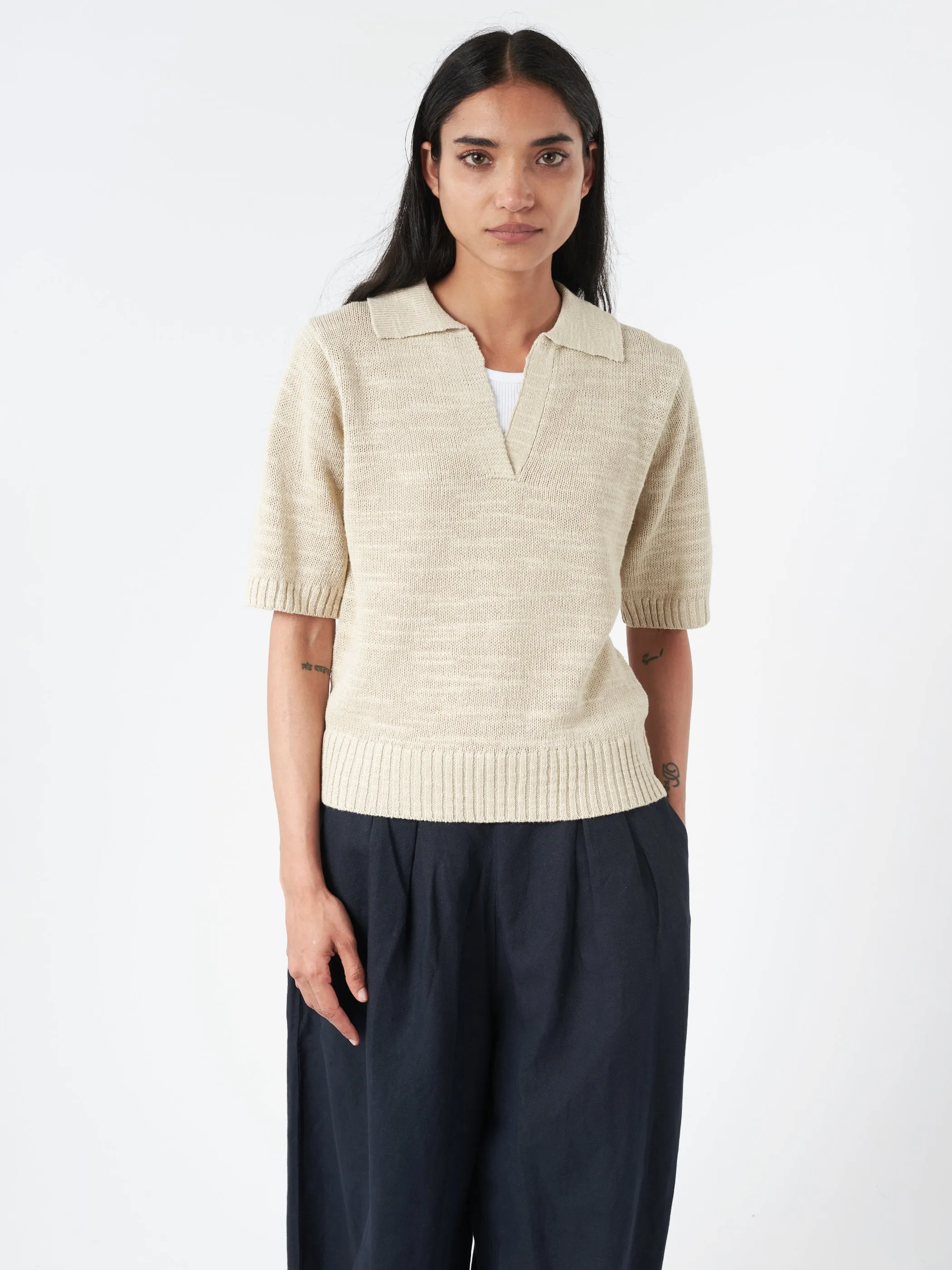 Collared Slub Sweater sold by gravitypope product image thumbnail 4