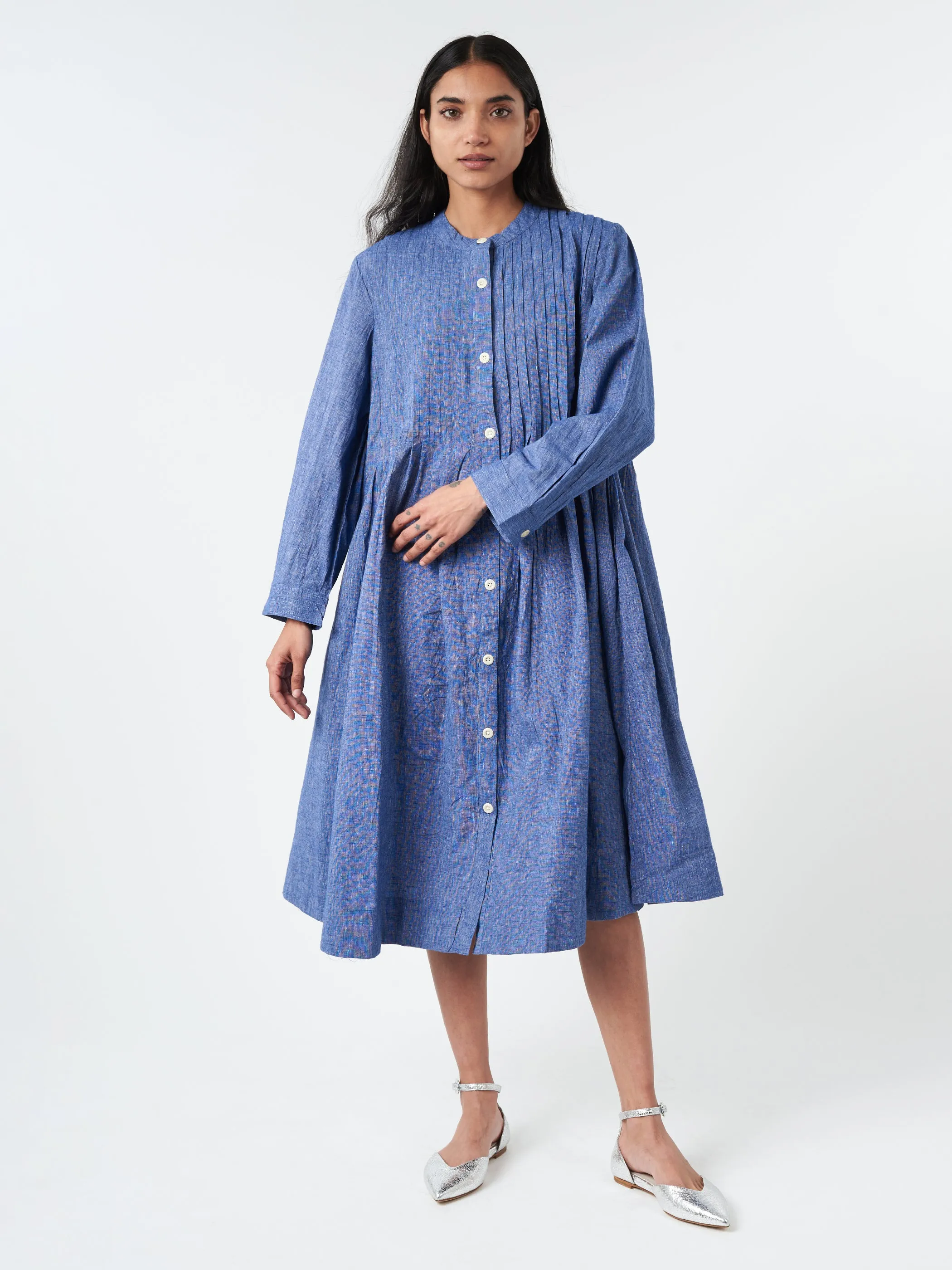 Pintuck Chambray Dress sold by gravitypope product image thumbnail 4