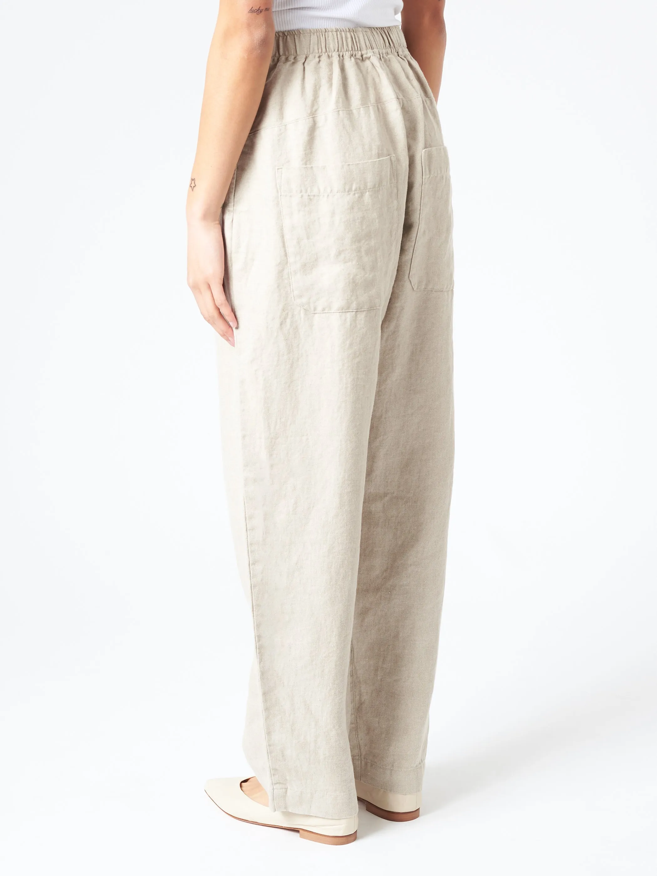 Linen Twill Balloon Pants sold by gravitypope product image thumbnail 3