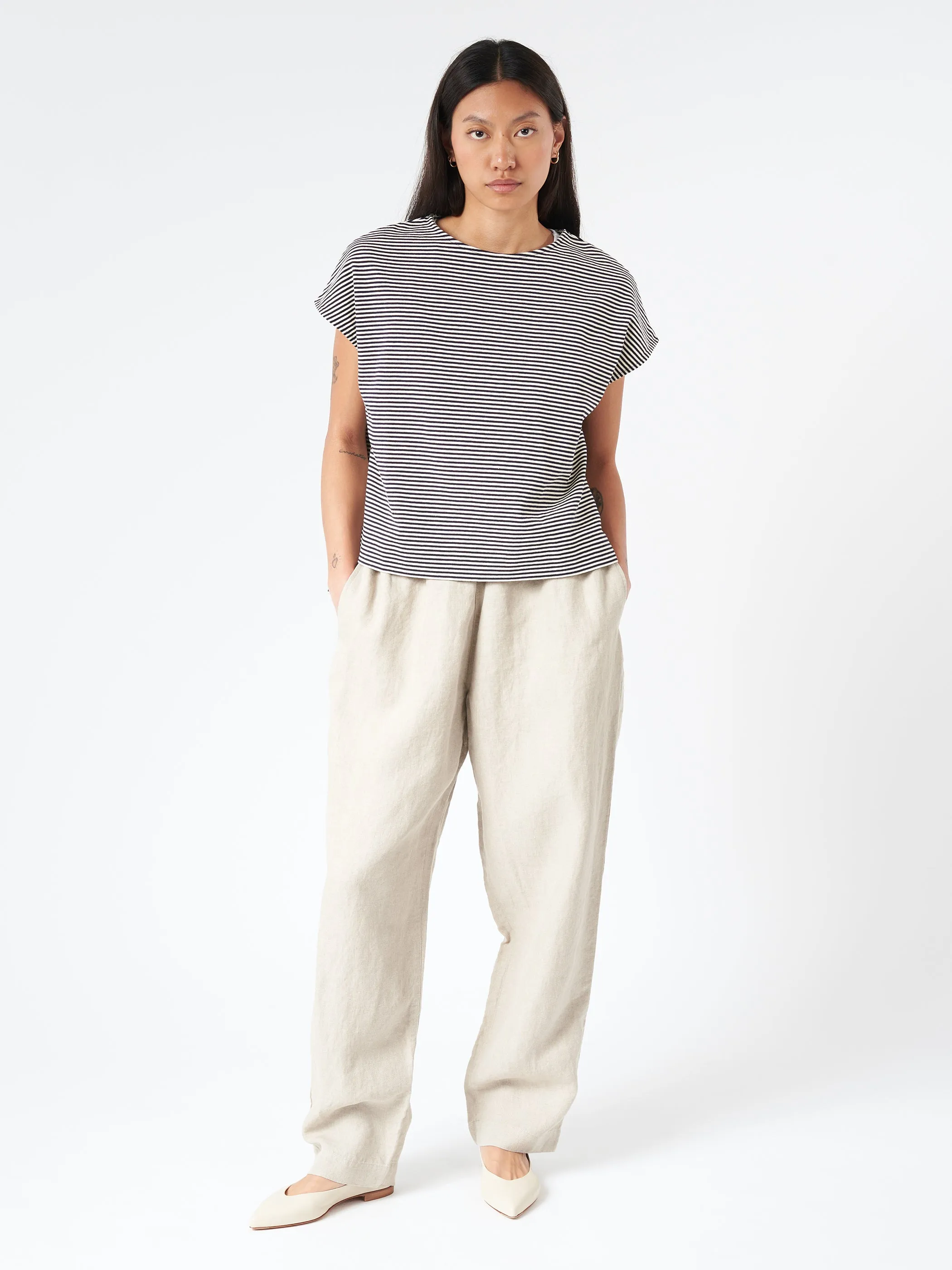 Linen Twill Balloon Pants sold by gravitypope product image thumbnail 2