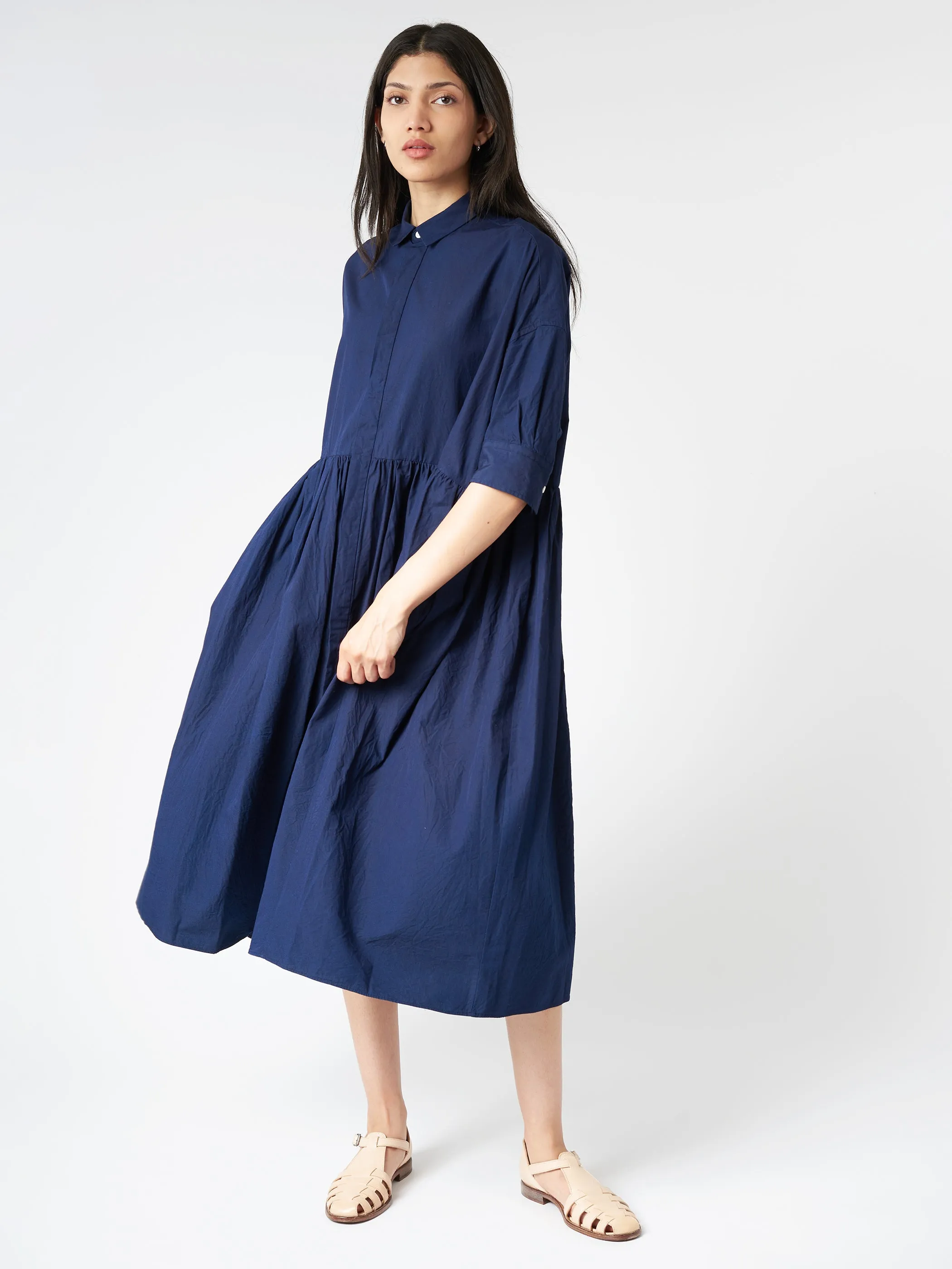 Pleated Shirt Dress sold by gravitypope product image thumbnail 2