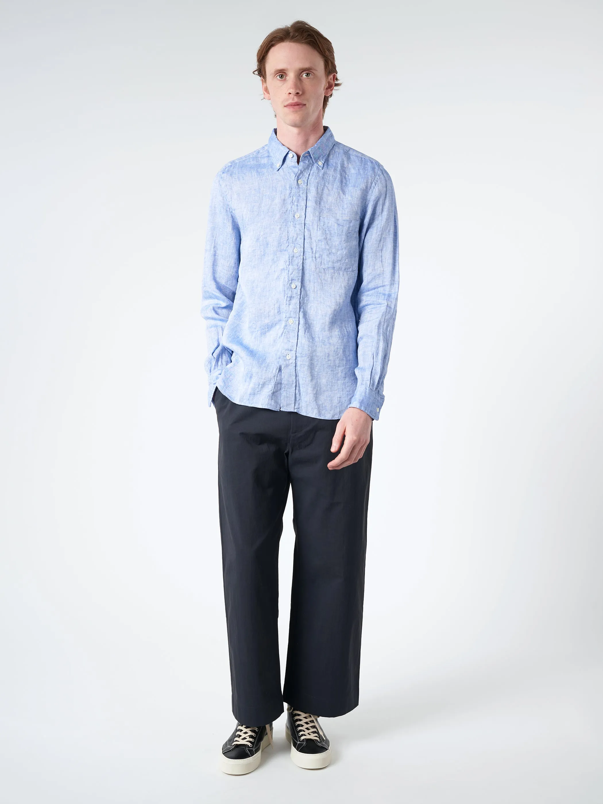 Linen Oxford Button Down sold by gravitypope product image thumbnail 2