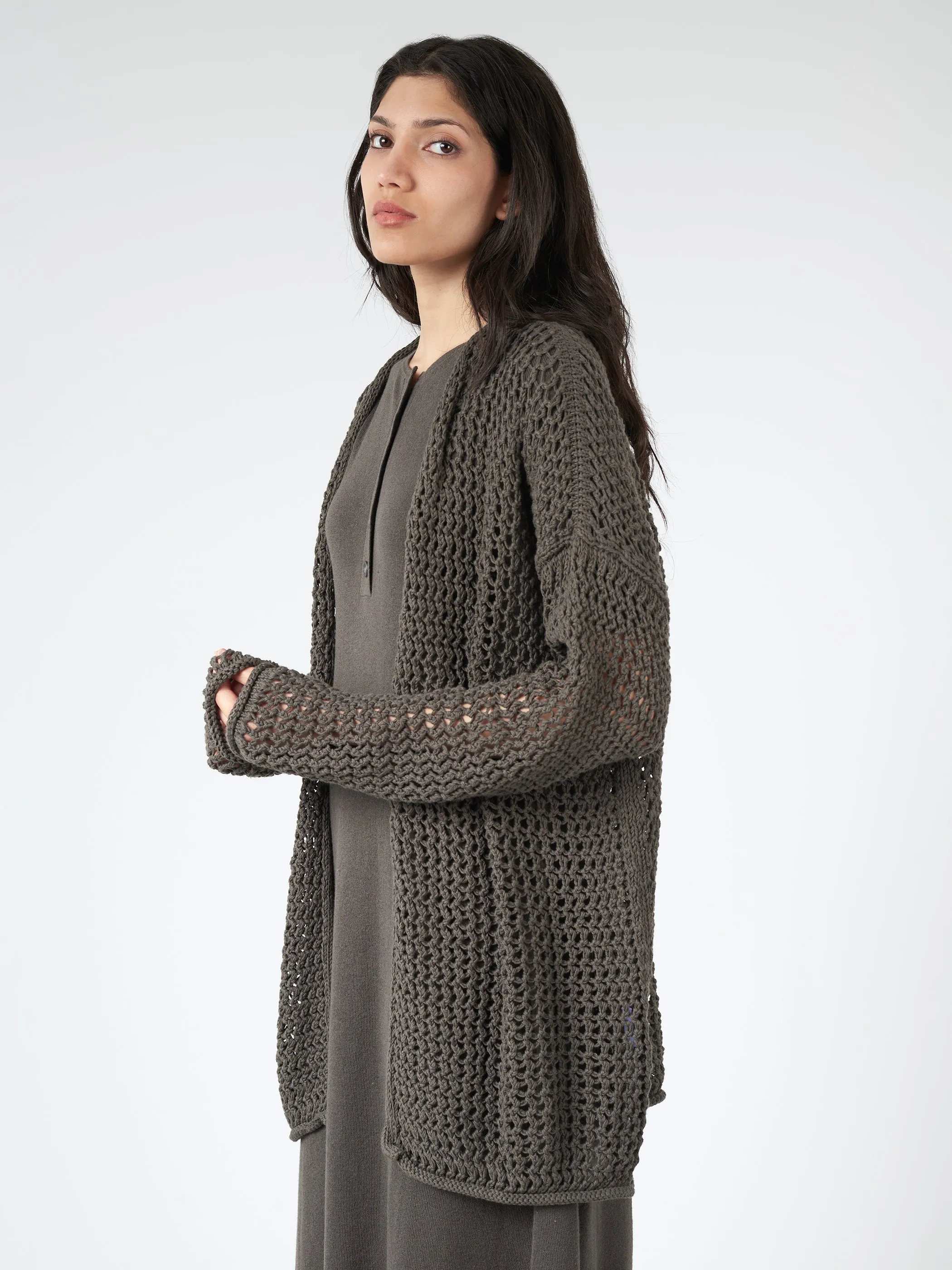 Big Net Cardigan sold by gravitypope product image thumbnail 2
