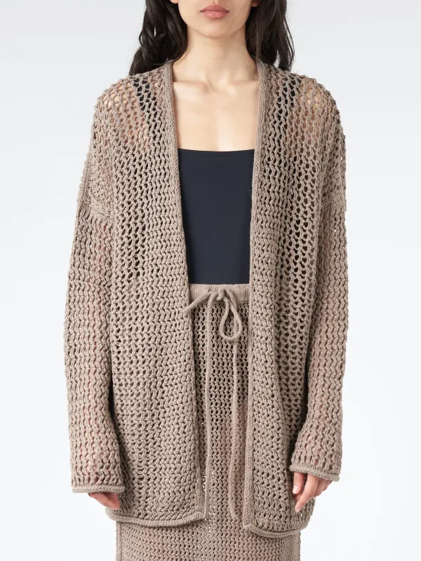 Big Net Cardigan sold by gravitypope