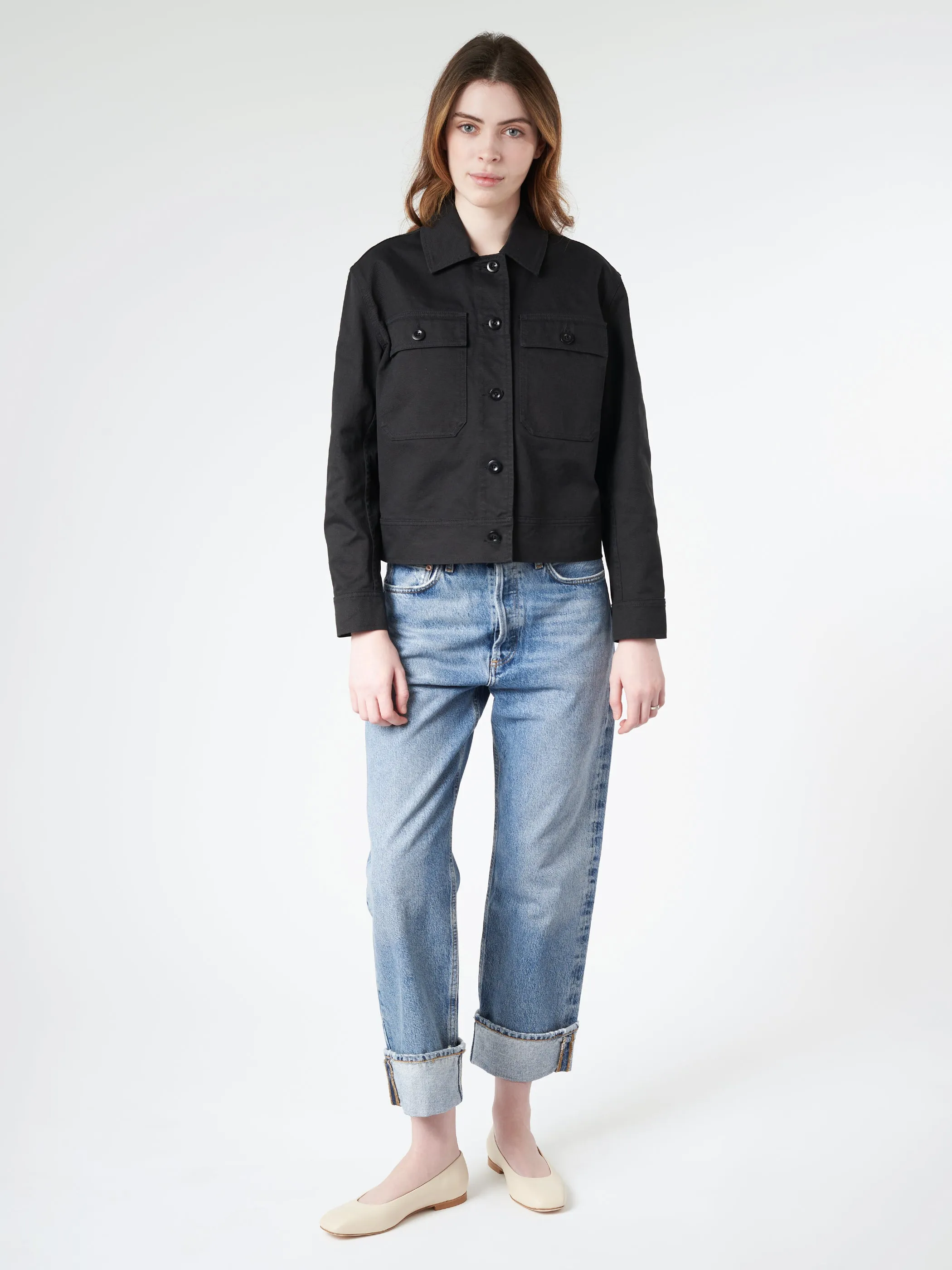 【美品】MHL CROPPED ARMY JACKET MHL Cropped Worker Jacket | Parallel