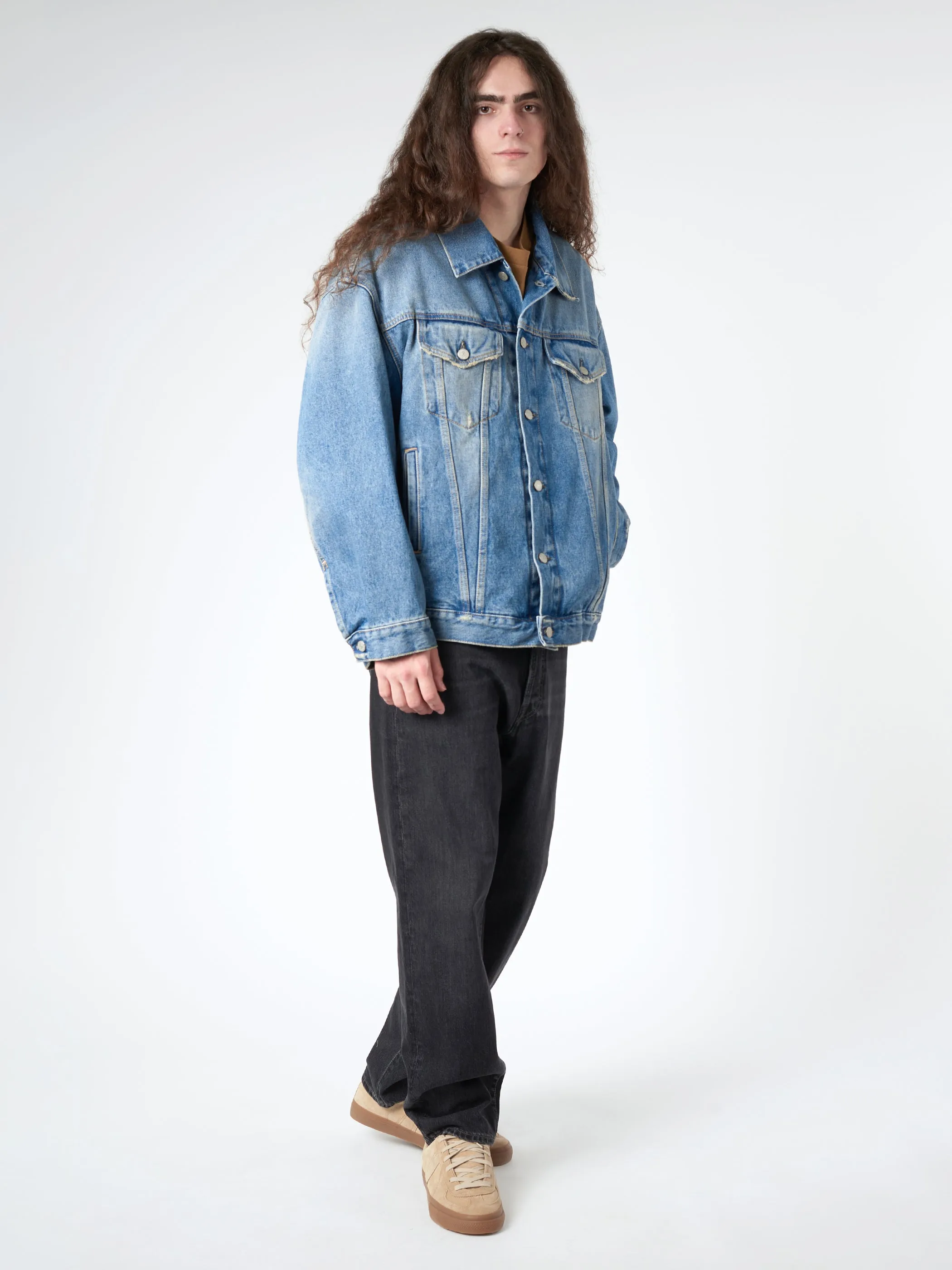 Oversized Denim Jacket sold by gravitypope product image thumbnail 4