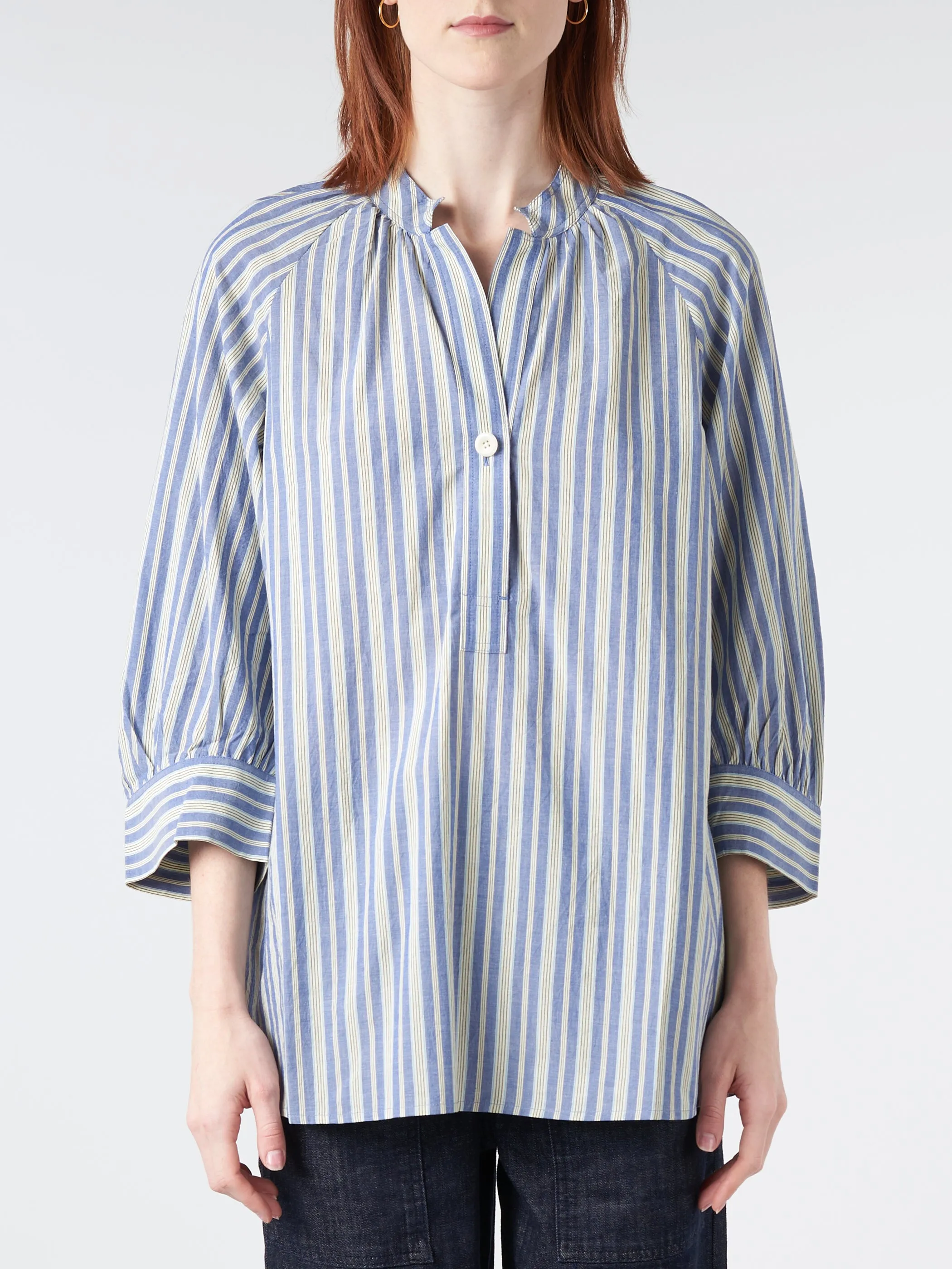 Catrin Stripe Raglan Shirt sold by gravitypope