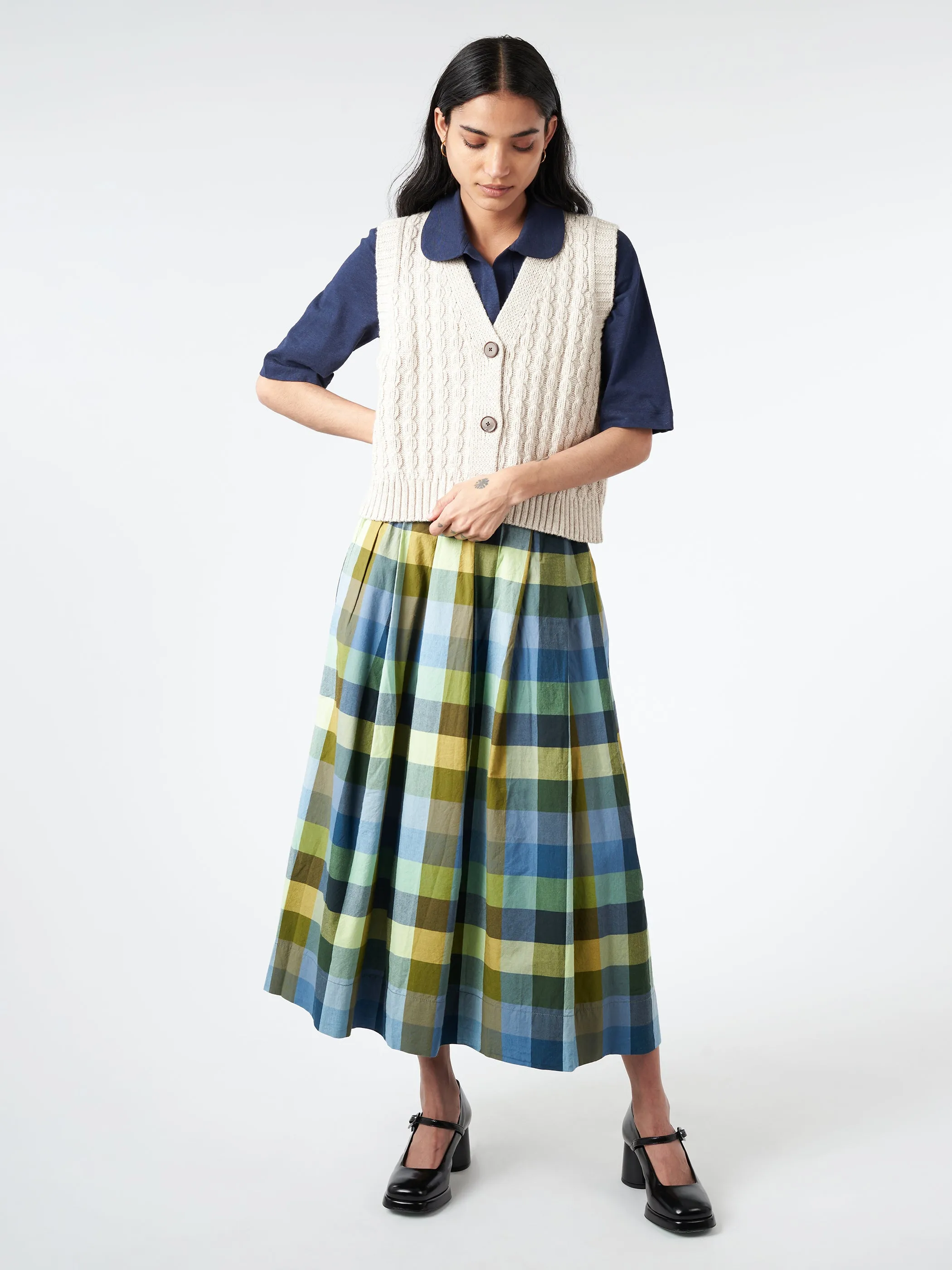 Textured Knitted Waistcoat sold by gravitypope product image thumbnail 4