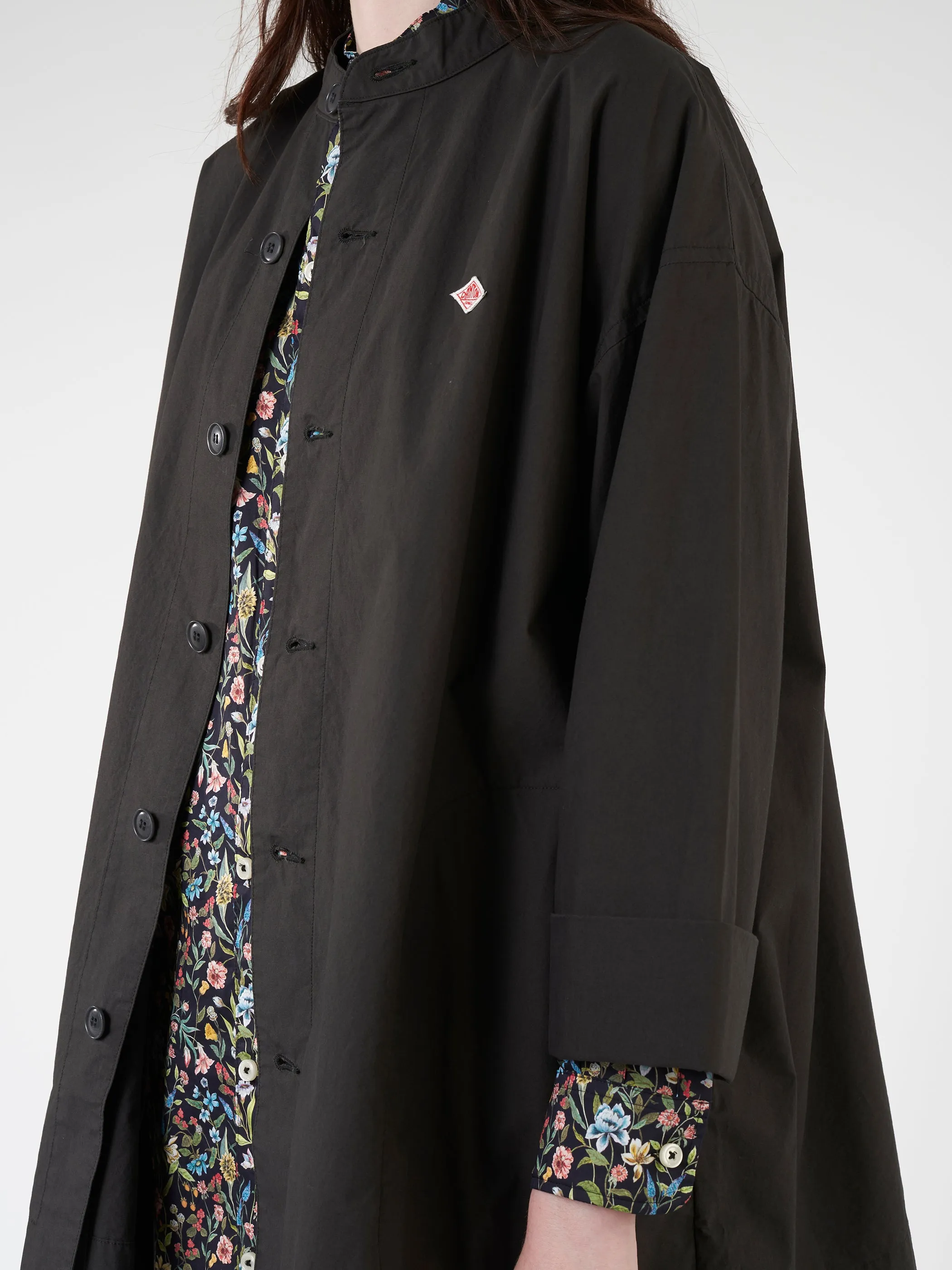 Stand Collar Long Jacket sold by gravitypope product image thumbnail 4