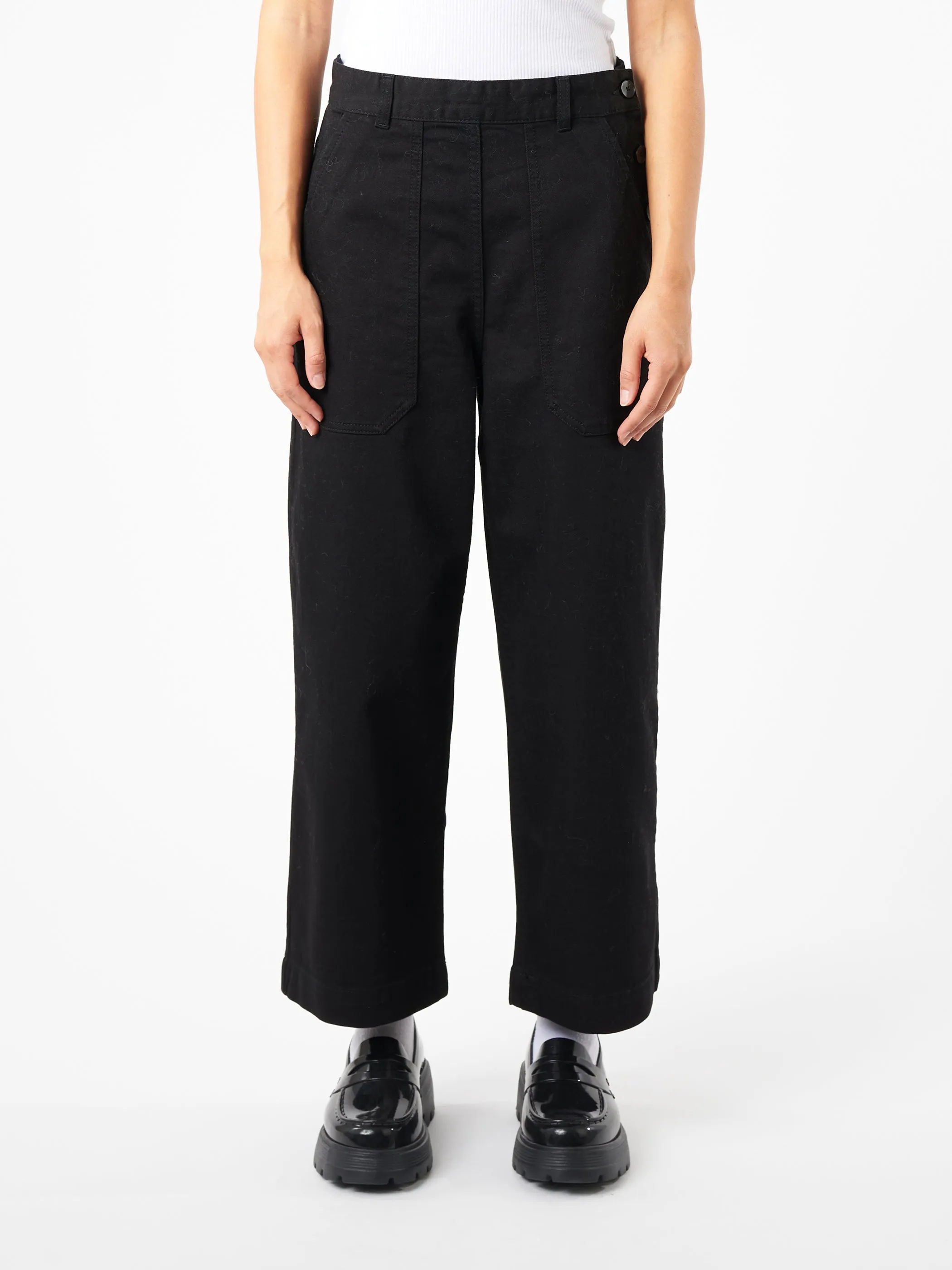 Annie Side Button Trousers sold by gravitypope