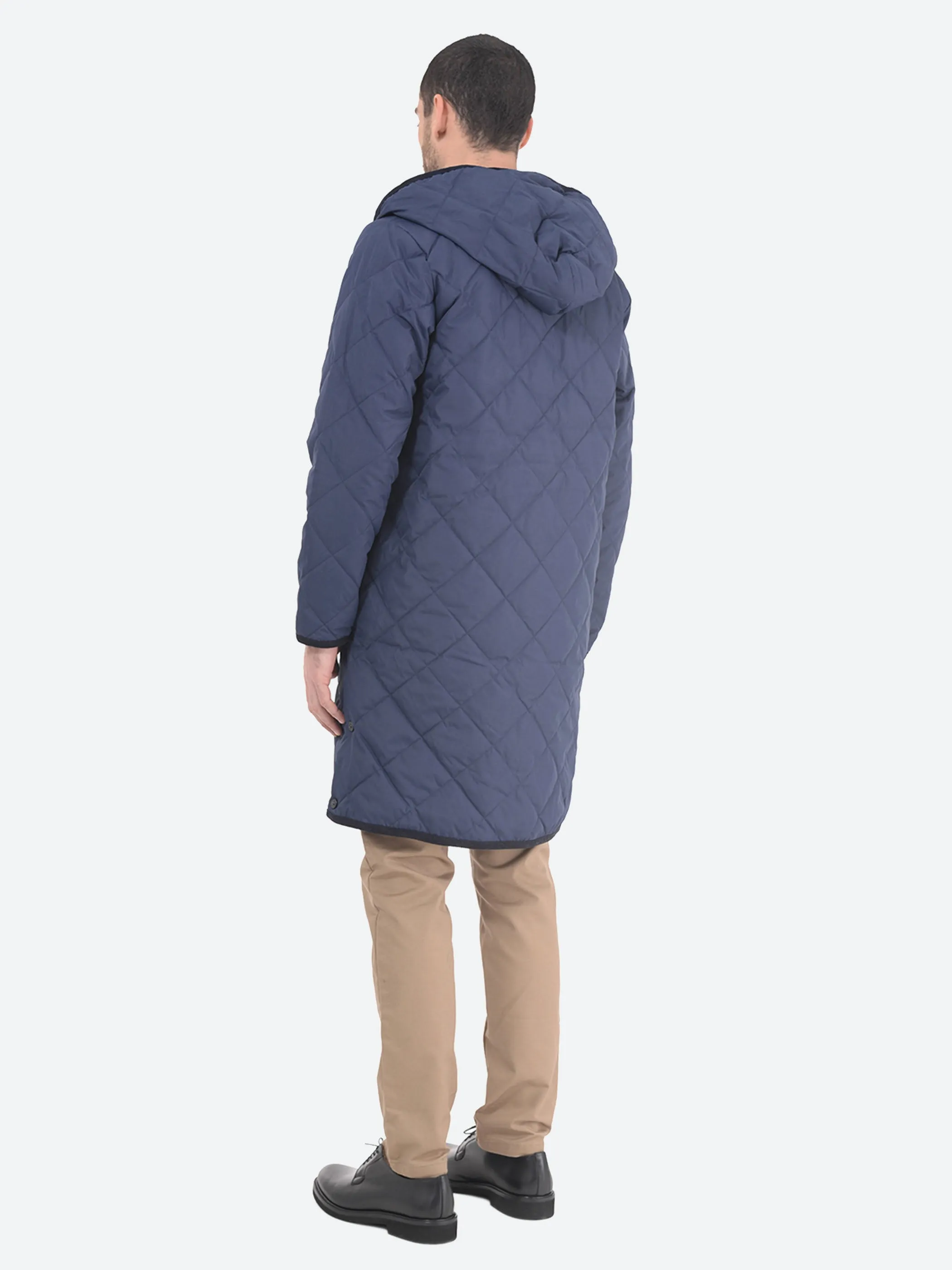 Piping Hood Long Down Coat sold by gravitypope product image thumbnail 3