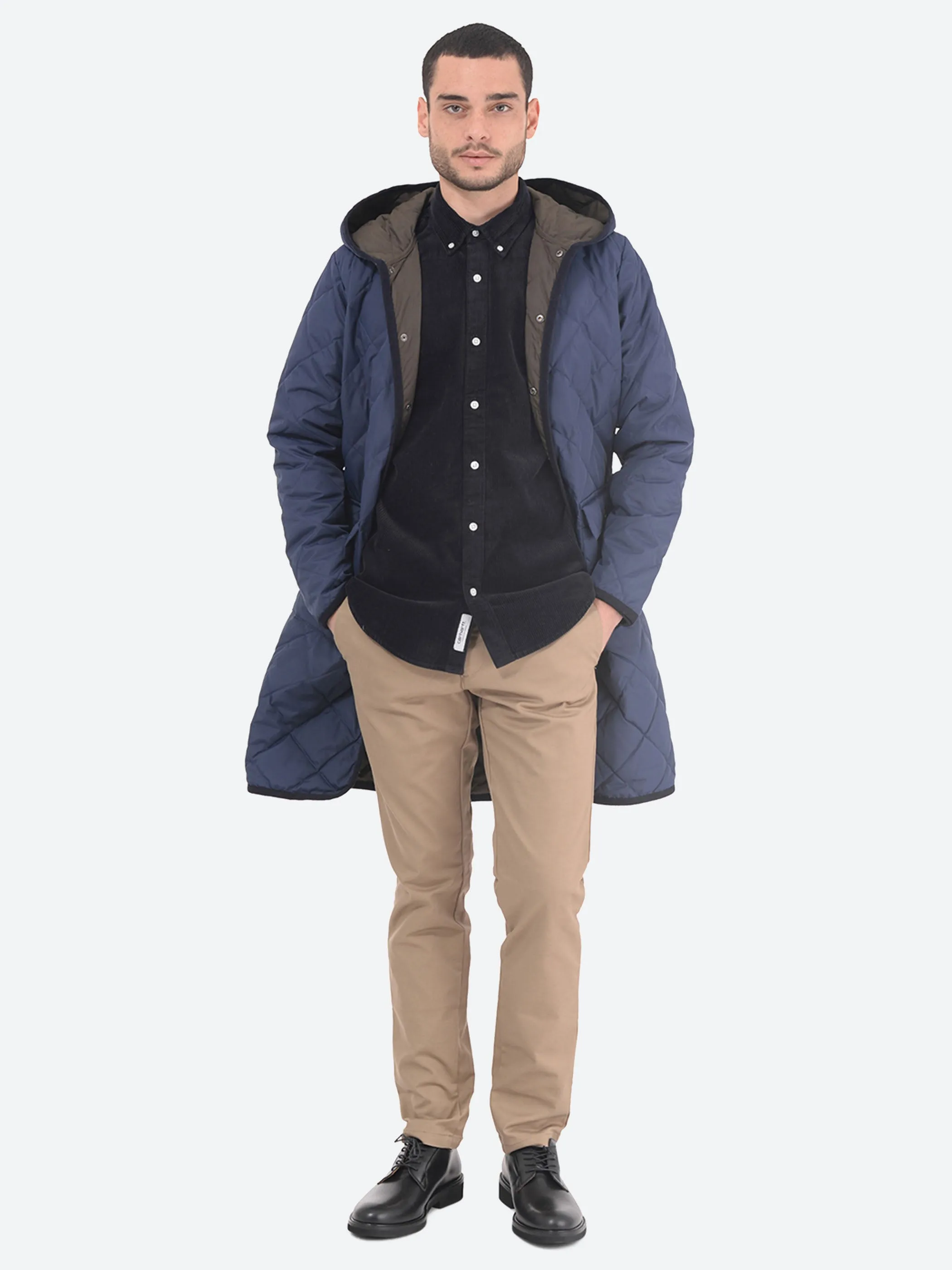 Piping Hood Long Down Coat sold by gravitypope product image thumbnail 2