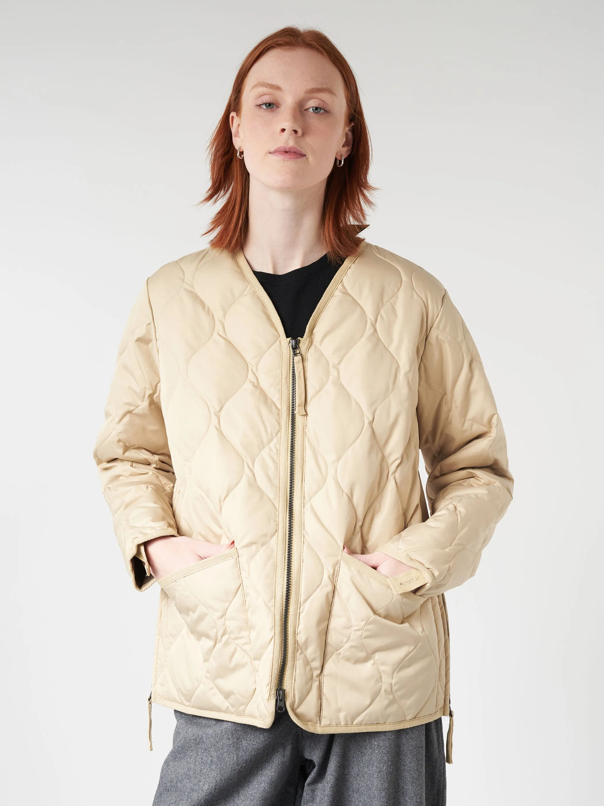 Military Zip V-Neck Down Jacket sold by gravitypope product image thumbnail 4