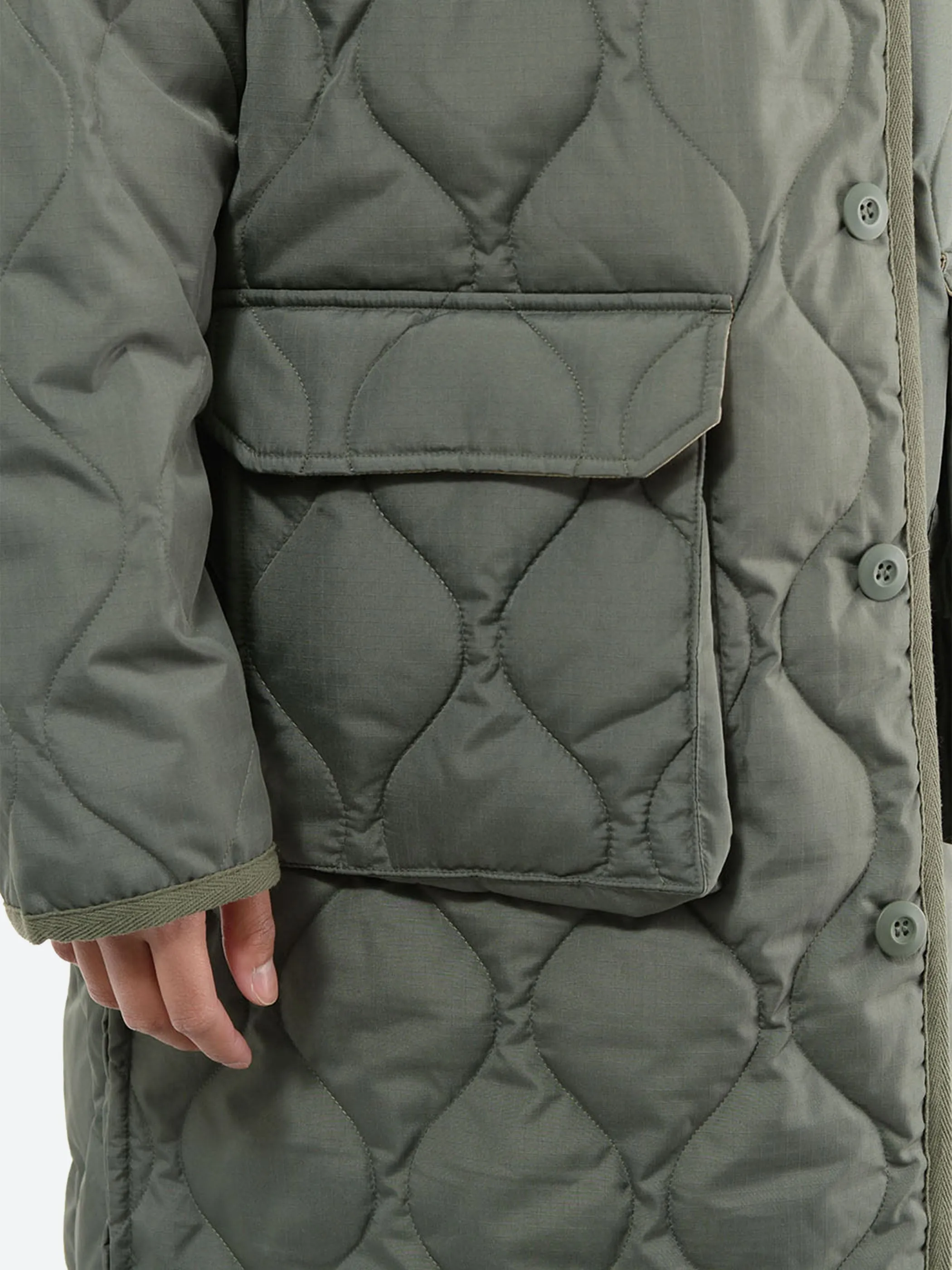 Military Hood Long Down Coat sold by gravitypope product image thumbnail 4