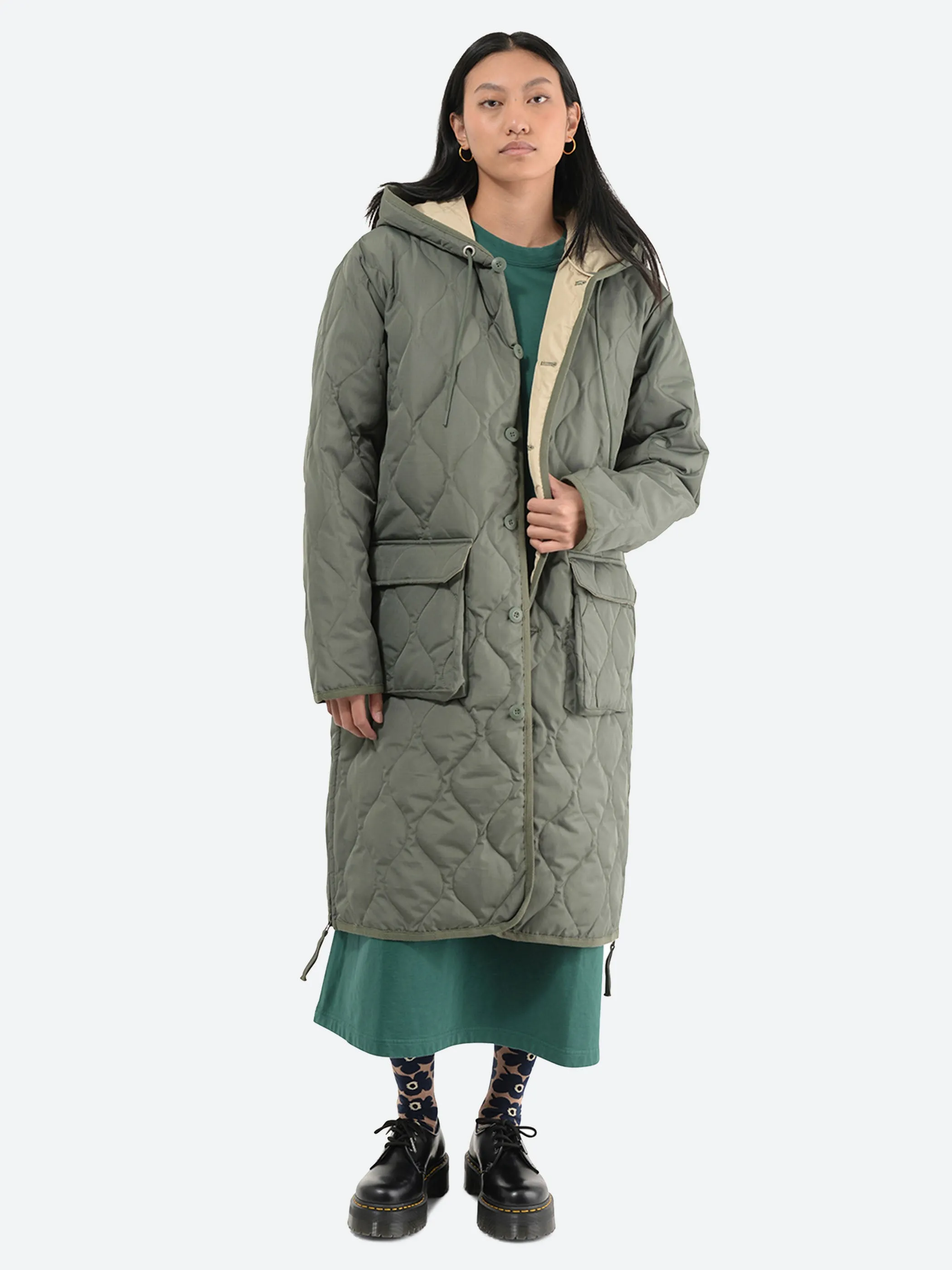 Military Hood Long Down Coat sold by gravitypope product image thumbnail 2