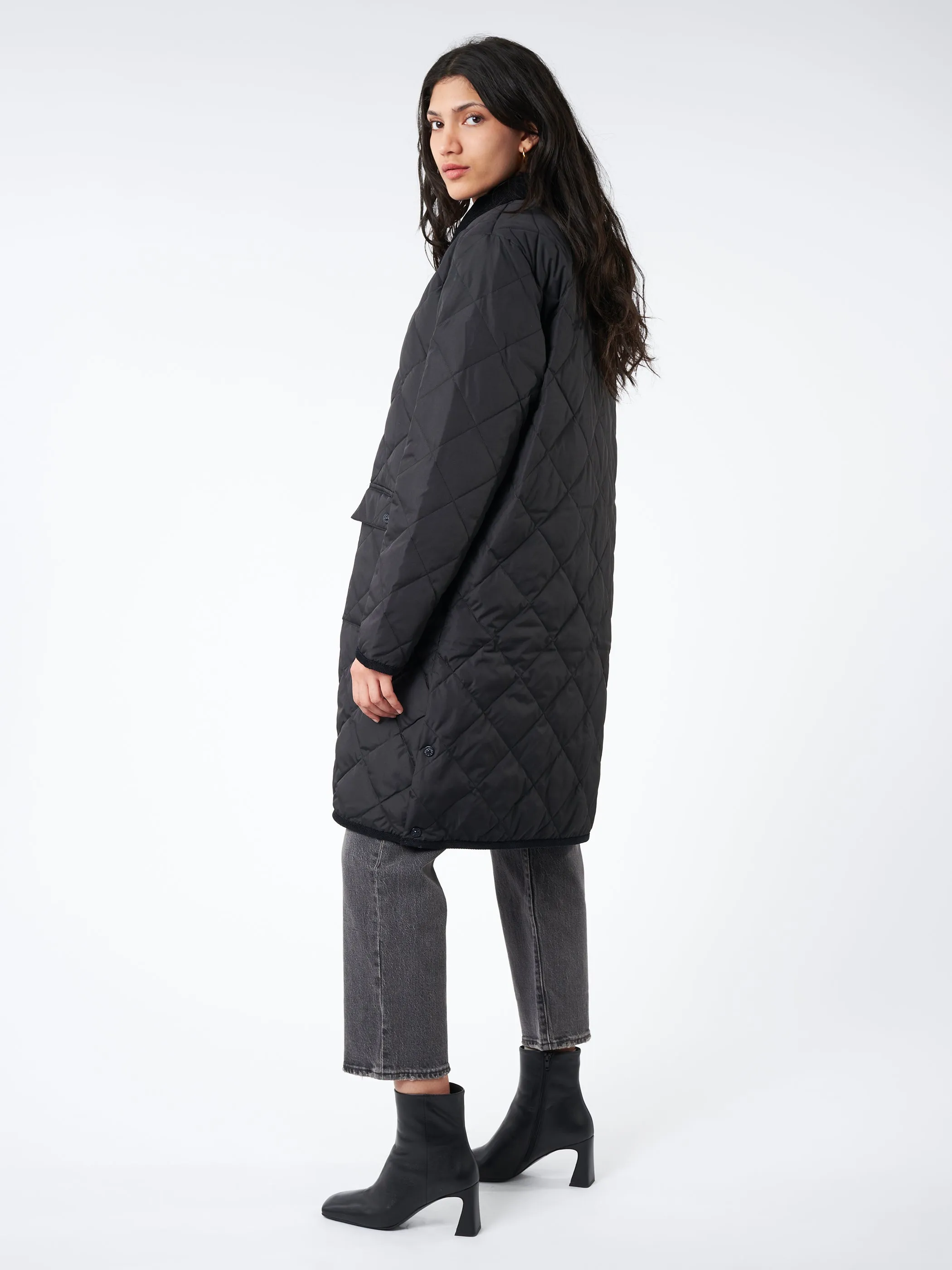 Piping Long Down Coat sold by gravitypope product image thumbnail 4
