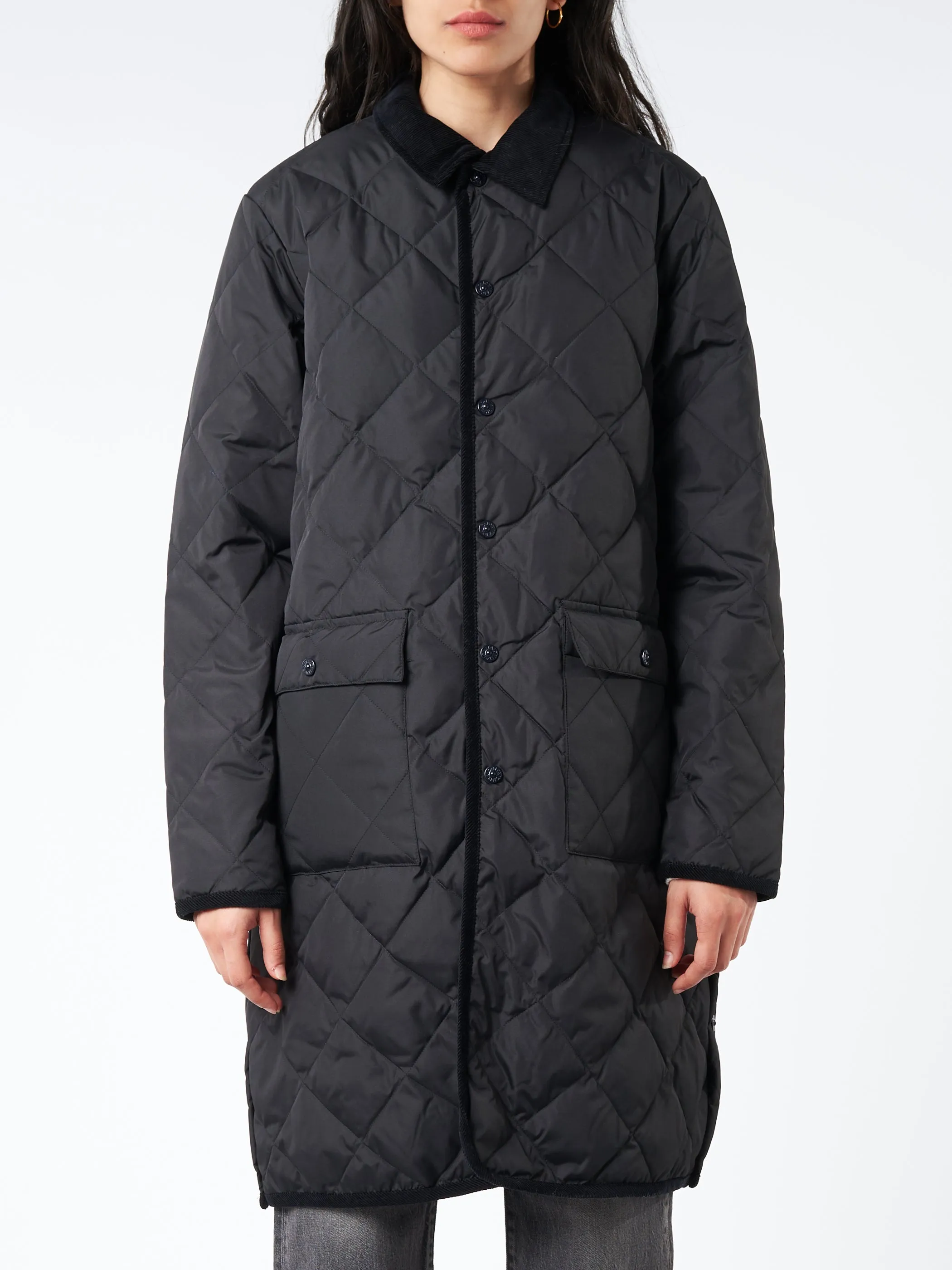 Piping Long Down Coat sold by gravitypope