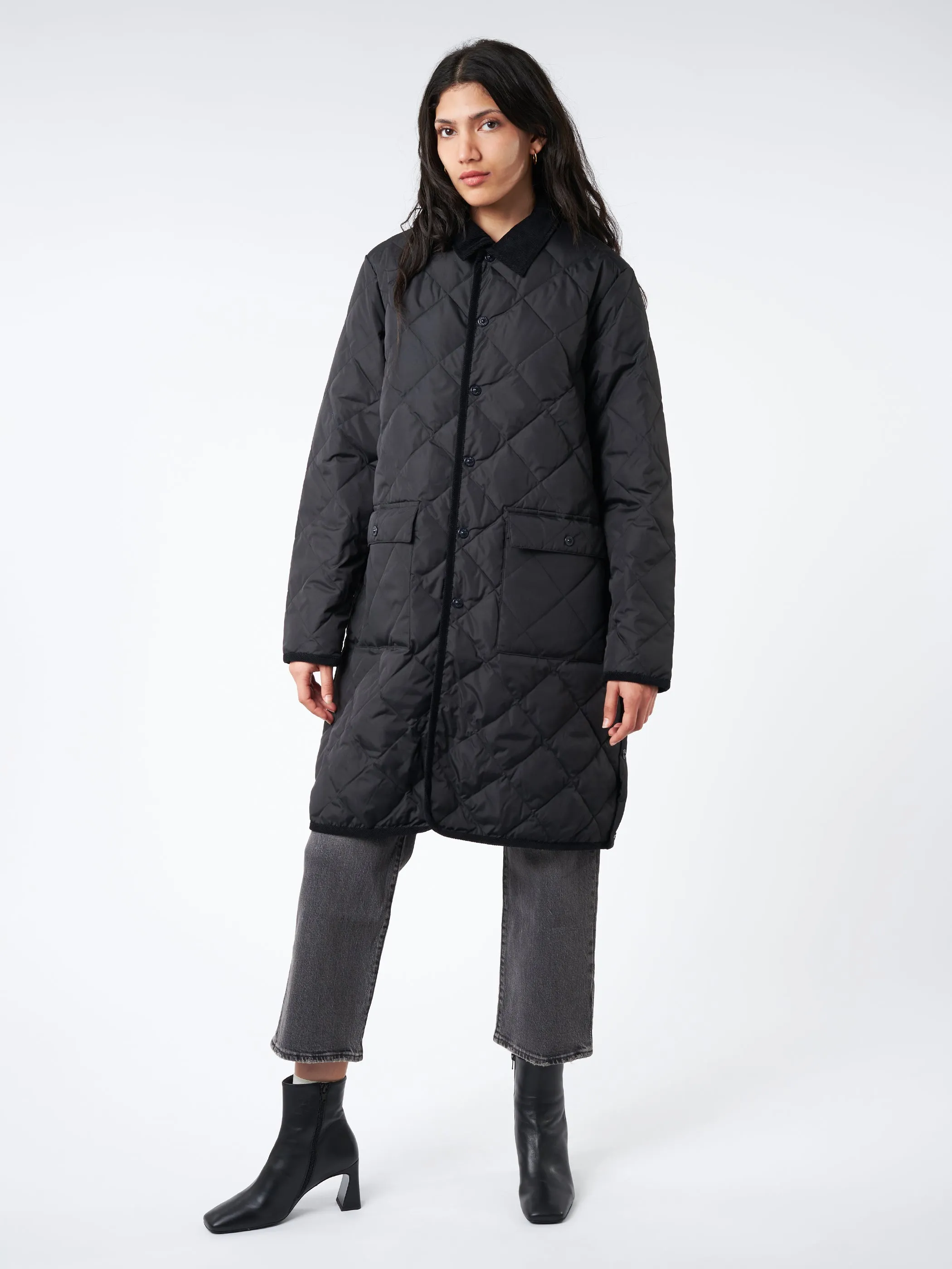 Piping Long Down Coat sold by gravitypope product image thumbnail 2