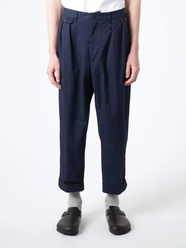 パンツ BEAMS PLUS 2 Pleats Twill CEMENT Size M Beams Plus 2 Pleats Twill Pant in Cement – The Hambledon