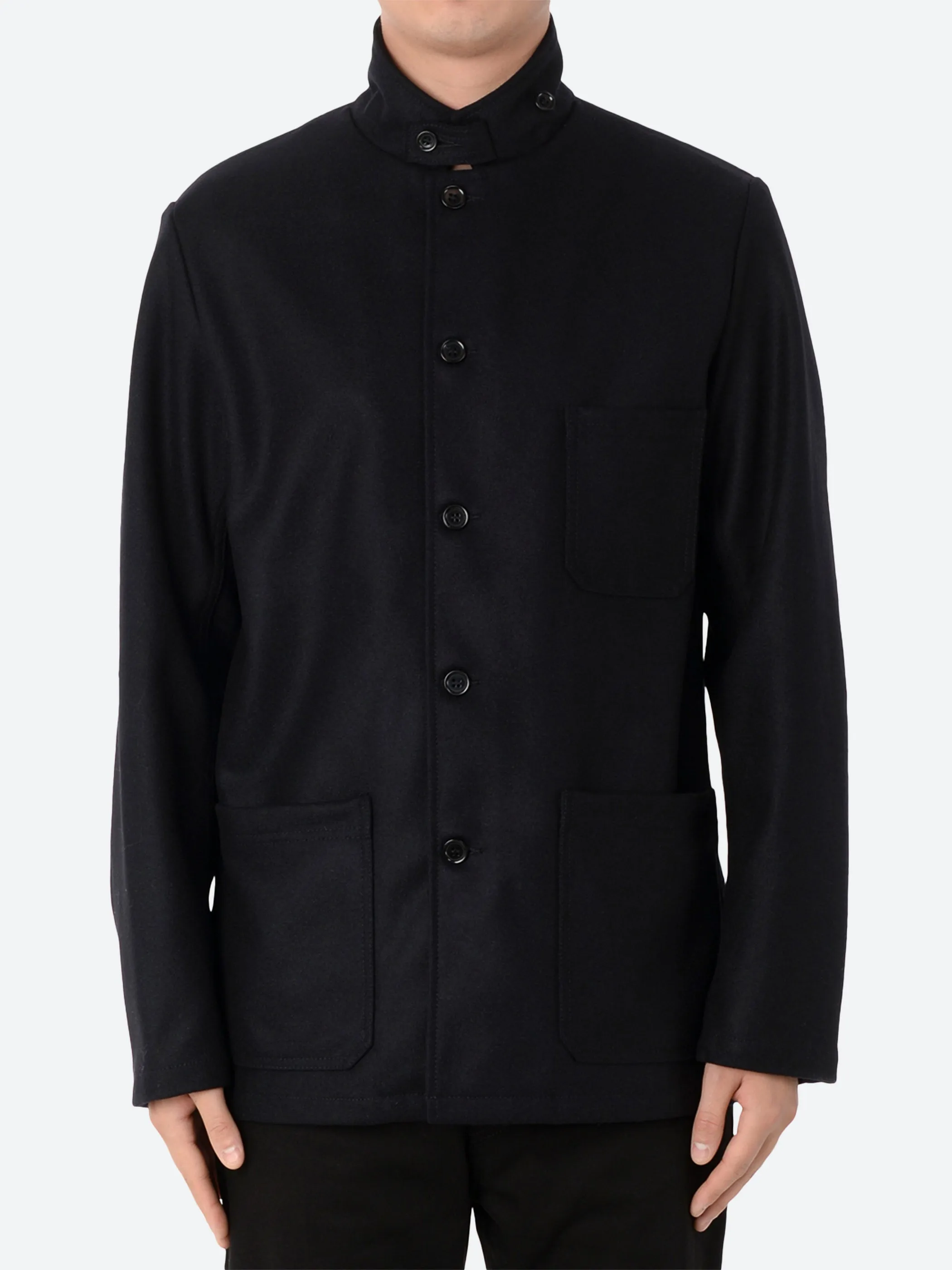 2F05/22 Double Melton Blazer sold by gravitypope