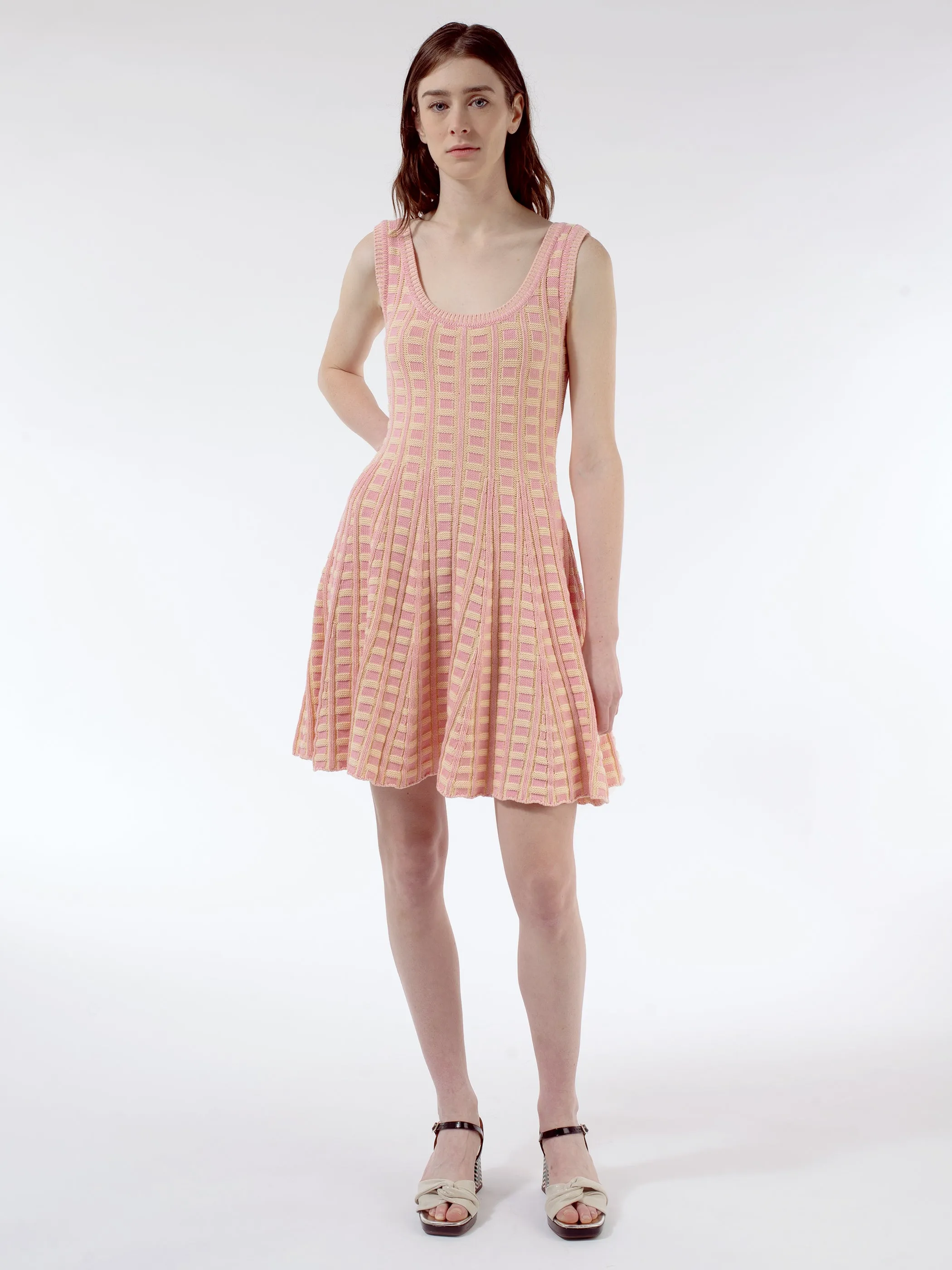 Knit Flared Minidress sold by gravitypope product image thumbnail 2