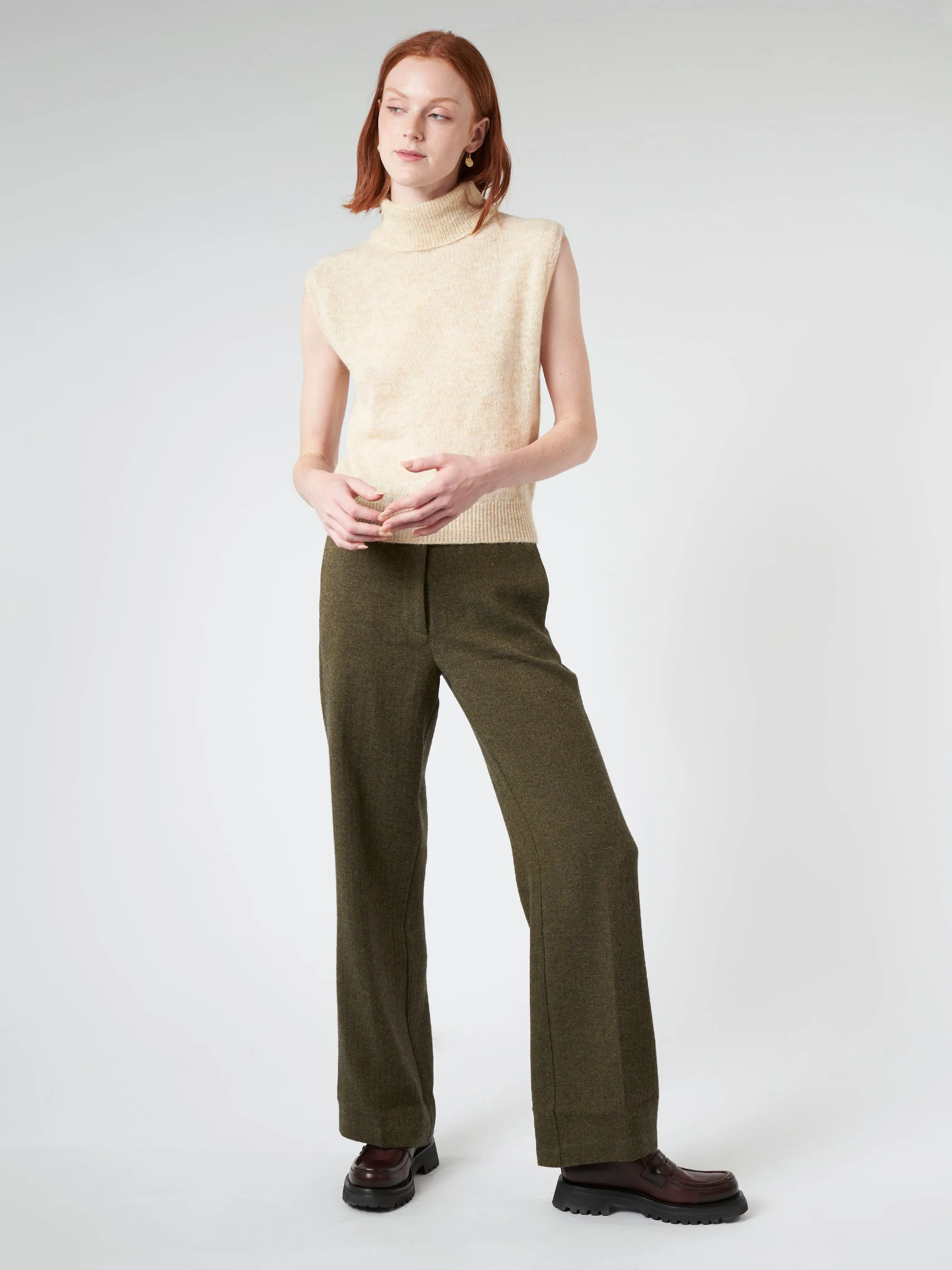 Knitted Vest With High Collar sold by gravitypope product image thumbnail 2