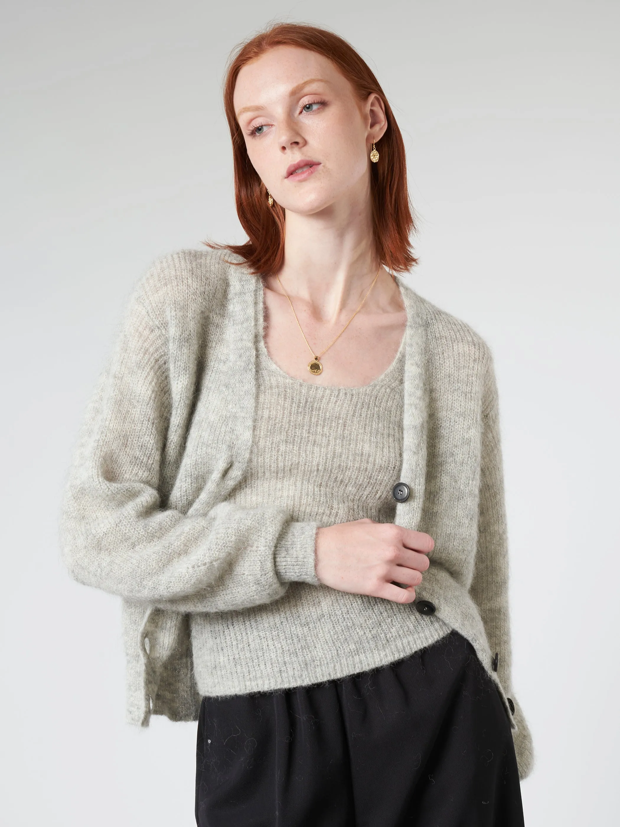 Mohair Cardigan sold by gravitypope product image thumbnail 4