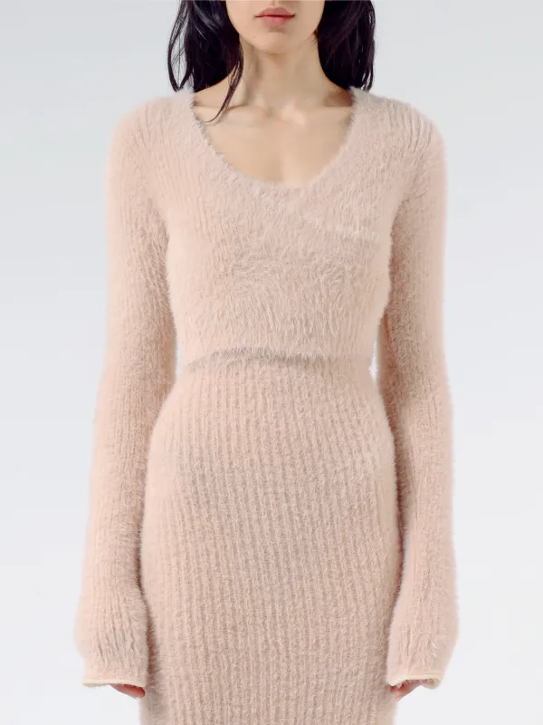 V-Neck Cropped Sweater made by Maison Margiela